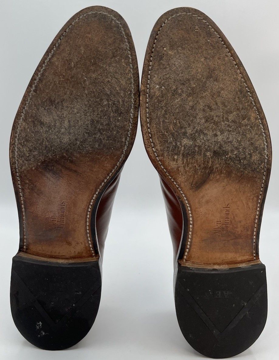 Allen Edmonds Mens Allen Edmonds DELRAY Split-toe Derby Brown Leather 10D Size US 10 / EU 43 - 11 Thumbnail