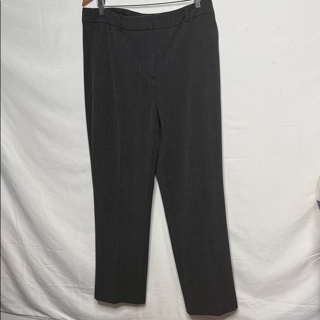 Joie NWOT Joie plaid gray wide leg high rise trousers pants sz 12 Size 34" / US 12 / IT 48 - 1 Thumbnail