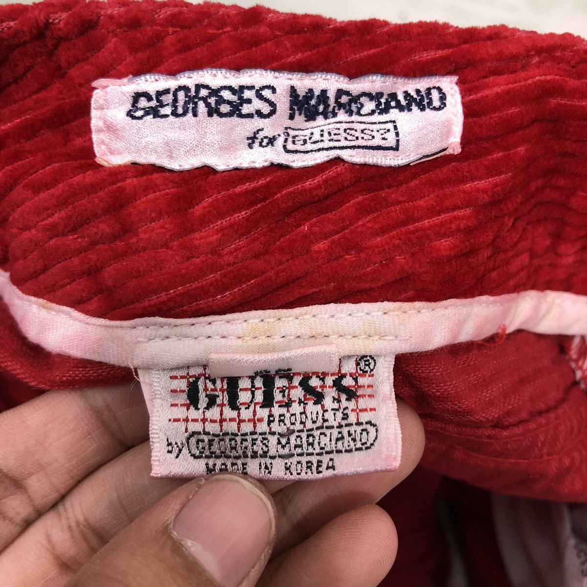 Guess 🔥90’s Corduroy Pants Guess by Georges Marciano Size US 26 / EU 42 - 14 Thumbnail