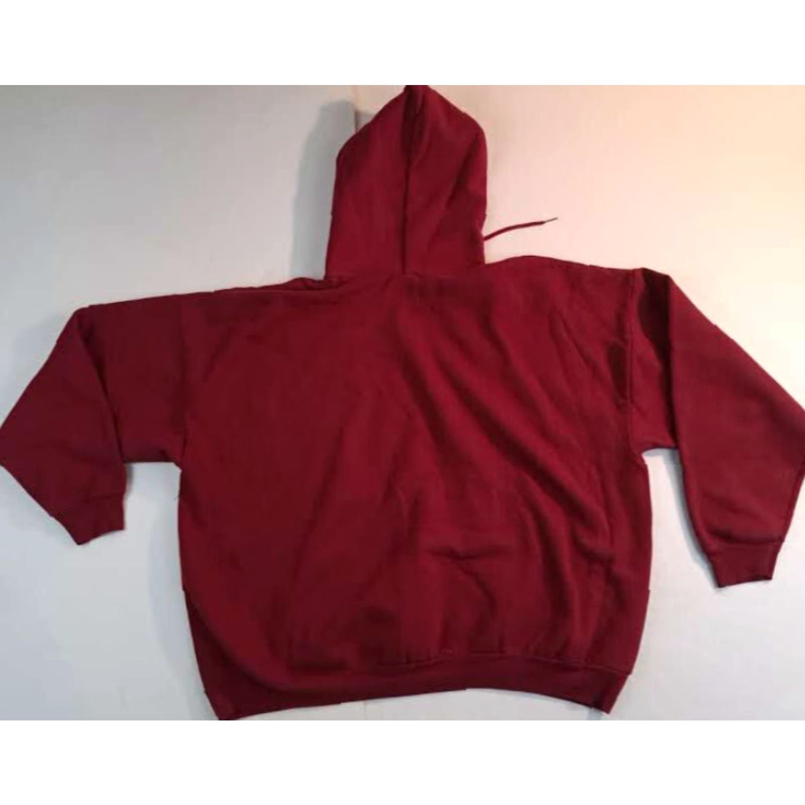 Hanes Hanes Sweatshirt Hooded 3XL Men Burgundy Red Camping Pullover Sweatshirt Size US XXL / EU 58 / 5 - 6 Thumbnail