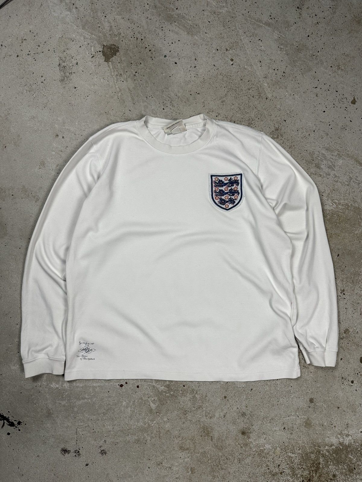 Umbro Vintage Umbro x England Long Sleeve Home Jersey 1966 Winners Size US XL / EU 56 / 4 - 1 Thumbnail