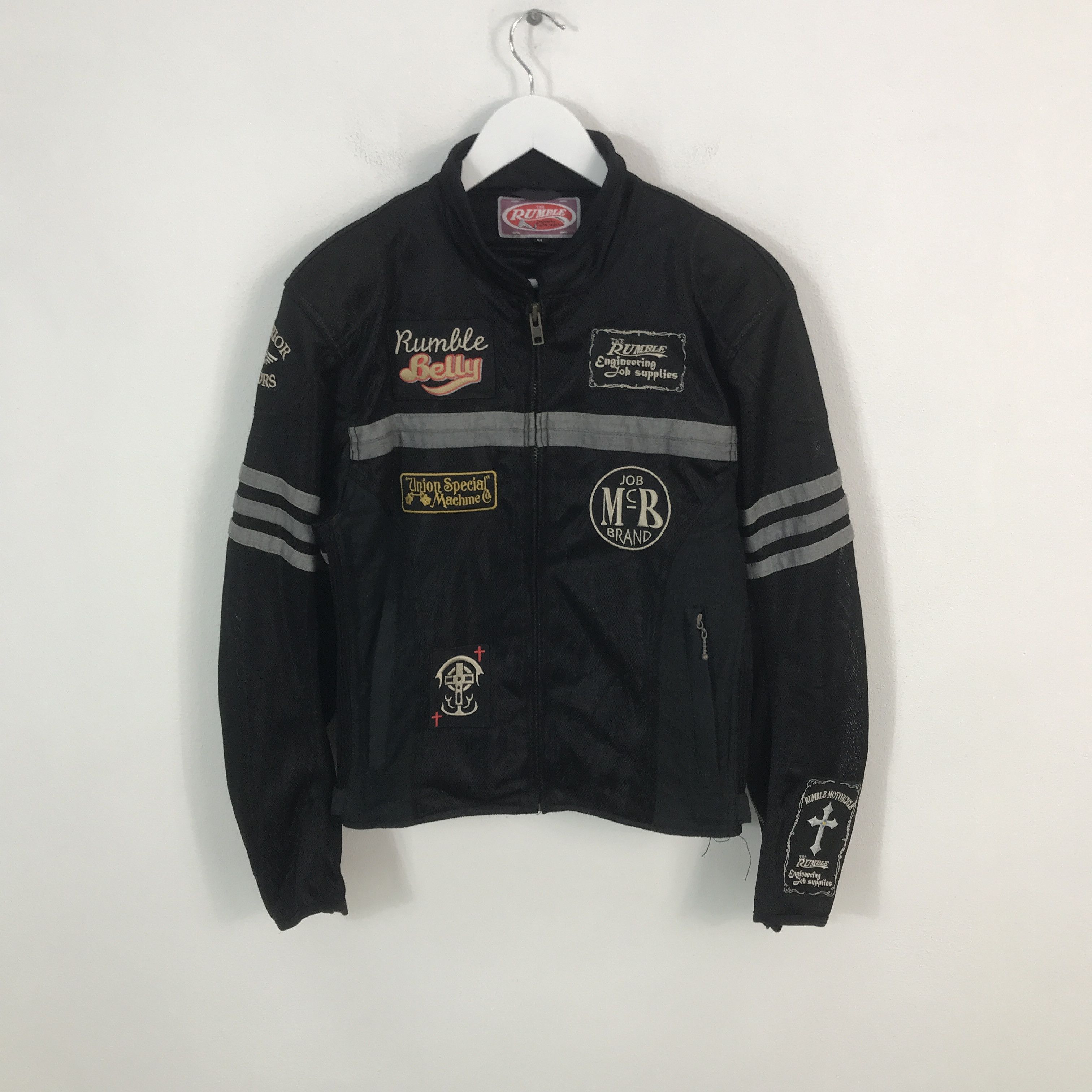 Japanese Brand Rare Rumble wheelers biker style design jacket Size US M / EU 48-50 / 2 - 2 Thumbnail