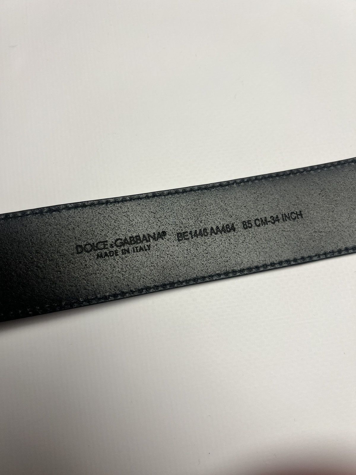 Dolce & Gabbana Dolce & Gabbana Black/White Zebra Belt Size ONE SIZE - 10 Thumbnail