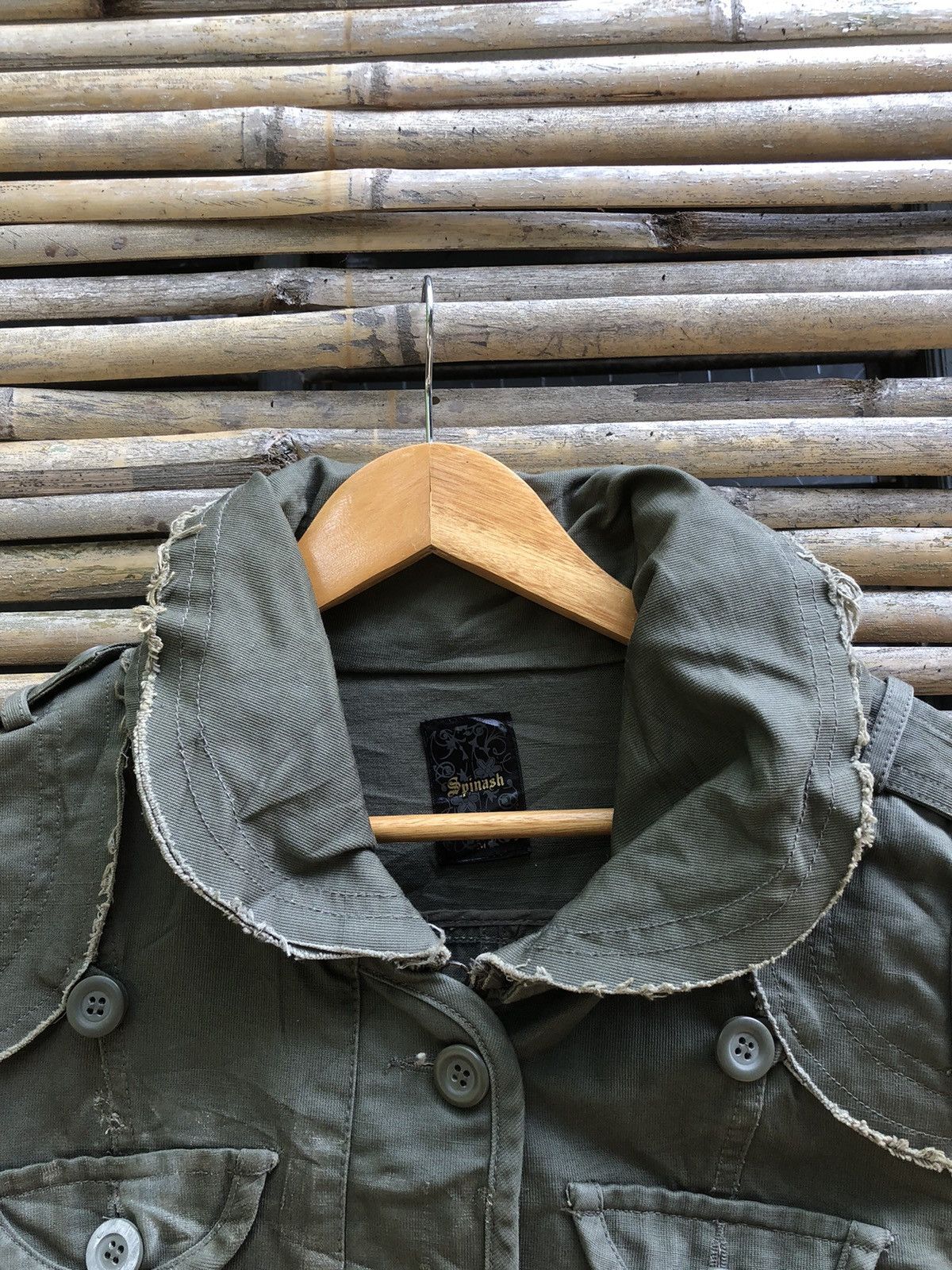 Japanese Brand × Vintage Vintage Japanese Brands Spinash Army Jacket Size M / US 6-8 / IT 42-44 - 7 Thumbnail