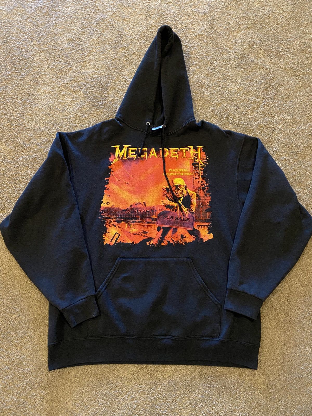 Band Tees Vintage Megadeth Peace Sells Hoodie Size US XL / EU 56 / 4 - 1 Thumbnail