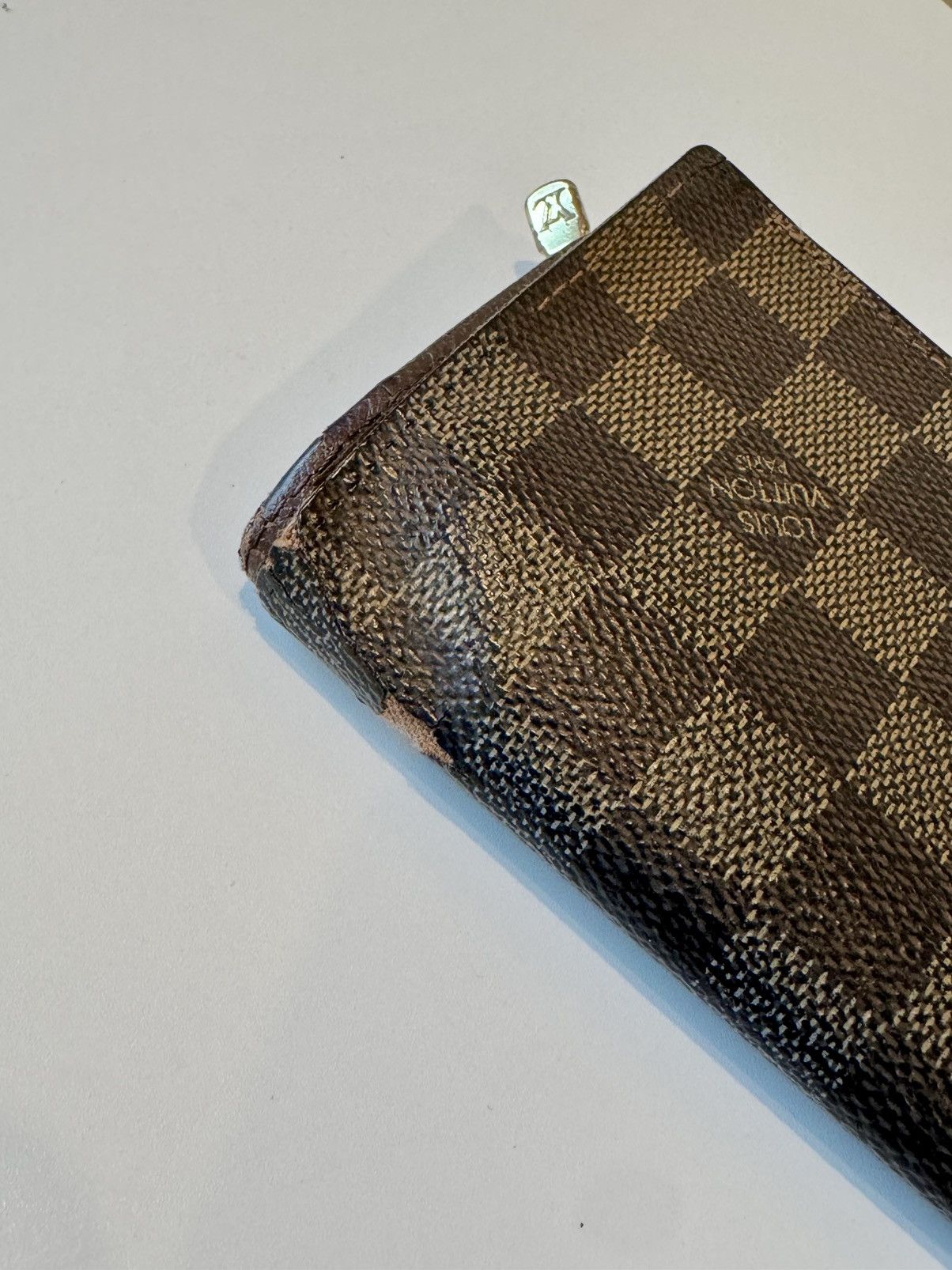 Louis Vuitton × Vintage Vintage Louis Vuitton Tri-Fold Wallet Brown Size ONE SIZE - 7 Thumbnail