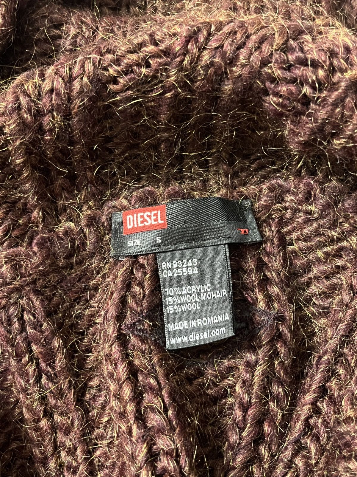 Diesel Rare Diesel Y2K Vintage Sweater Women’s Avant-Garde Size S Size S / US 4 / IT 40 - 5 Thumbnail