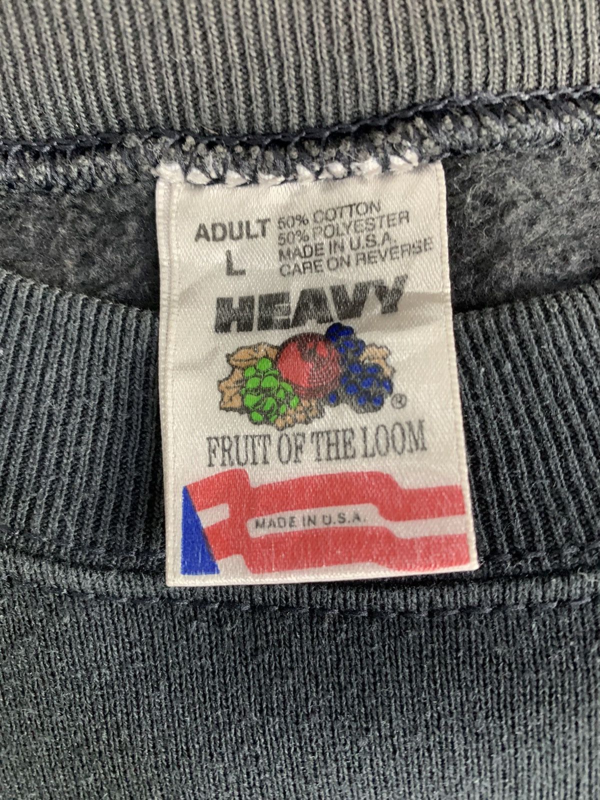 Fruit Of The Loom vintage Fruit of the Loom Heavy Blend Streetwear Sweatshirt Size US L / EU 52-54 / 3 - 8 Thumbnail