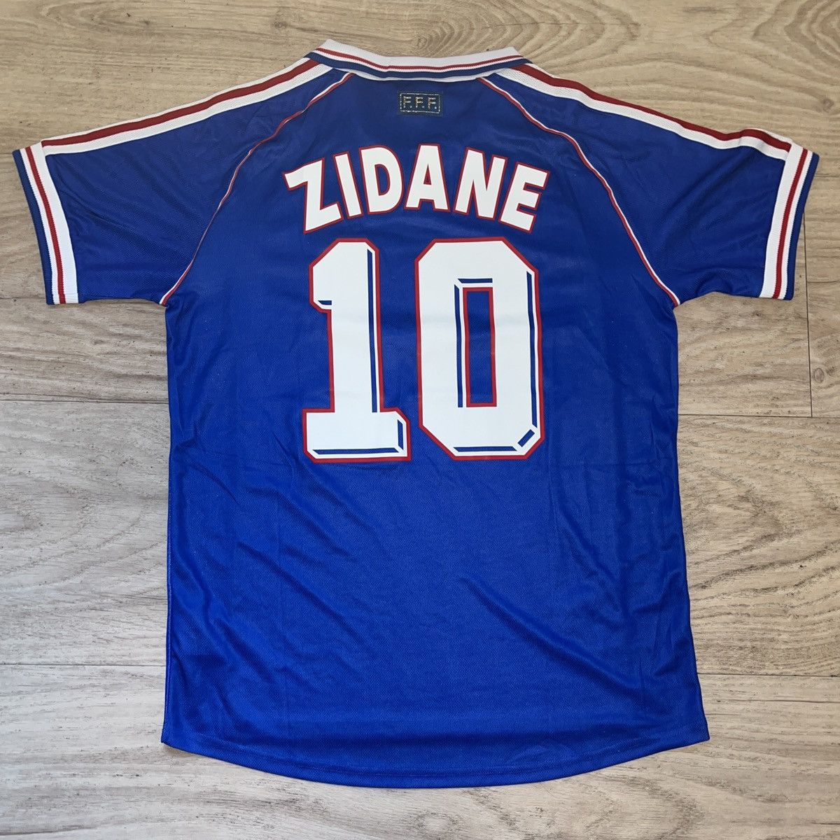 Vintage Original Zinedine Zidane France Home Jersey 04 641768 TOP XL Size US XL / EU 56 / 4 - 2 Thumbnail