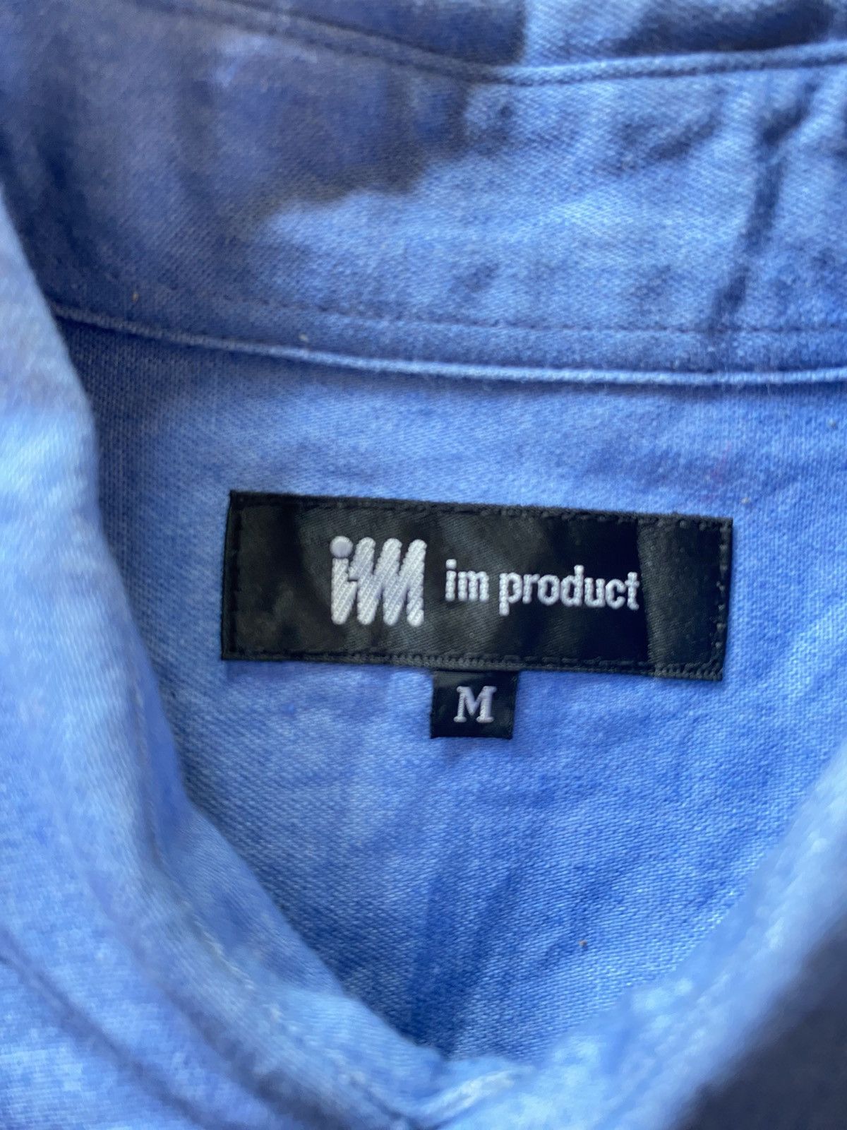 Issey Miyake IM product Soft Blue Denim Shirt Size M / US 6-8 / IT 42-44 - 3 Thumbnail