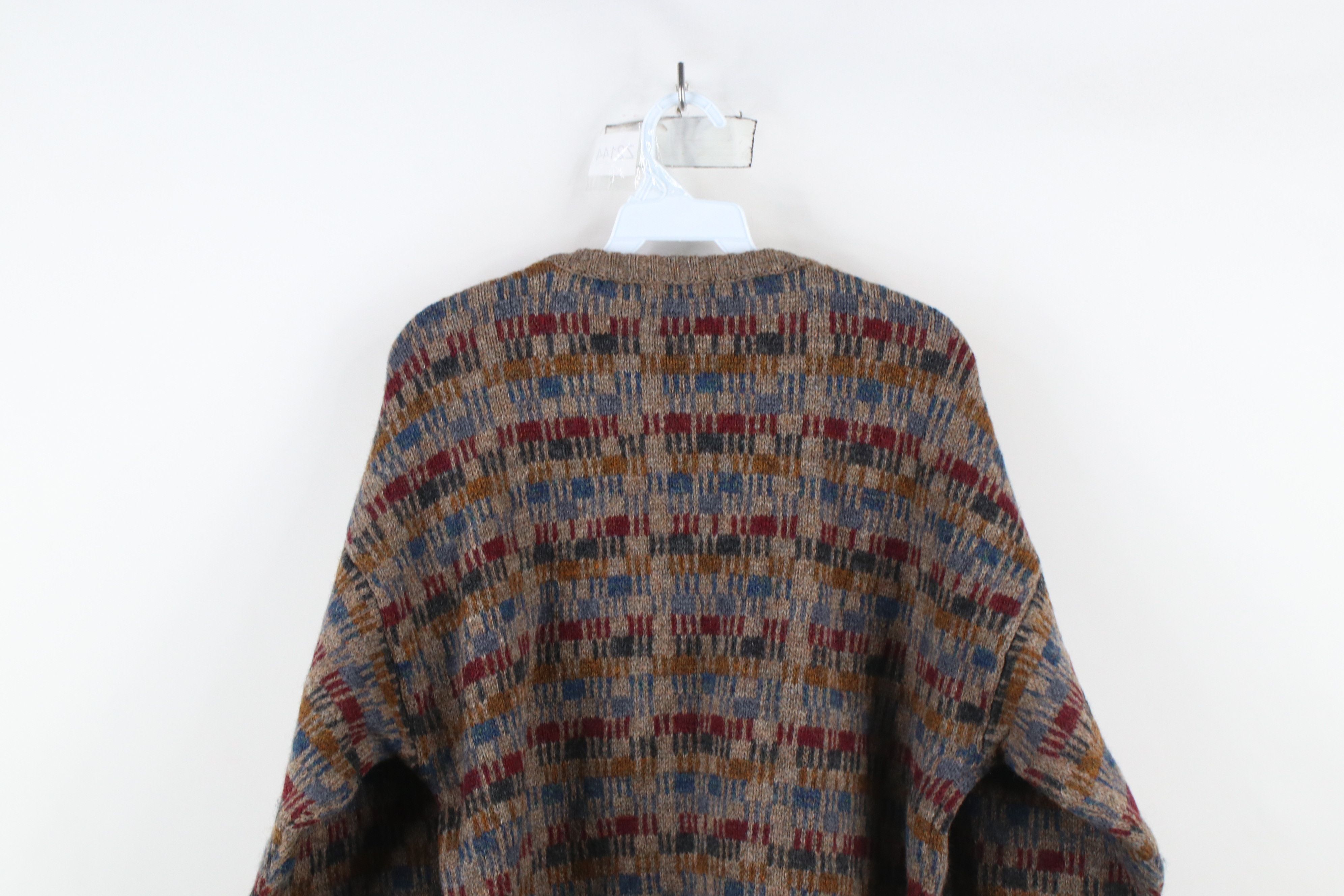Vintage × Woolrich Woolen Mills Vintage 90s Woolrich Heavyweight Wool Knit Crewneck Sweater Size US M / EU 48-50 / 2 - 7 Thumbnail