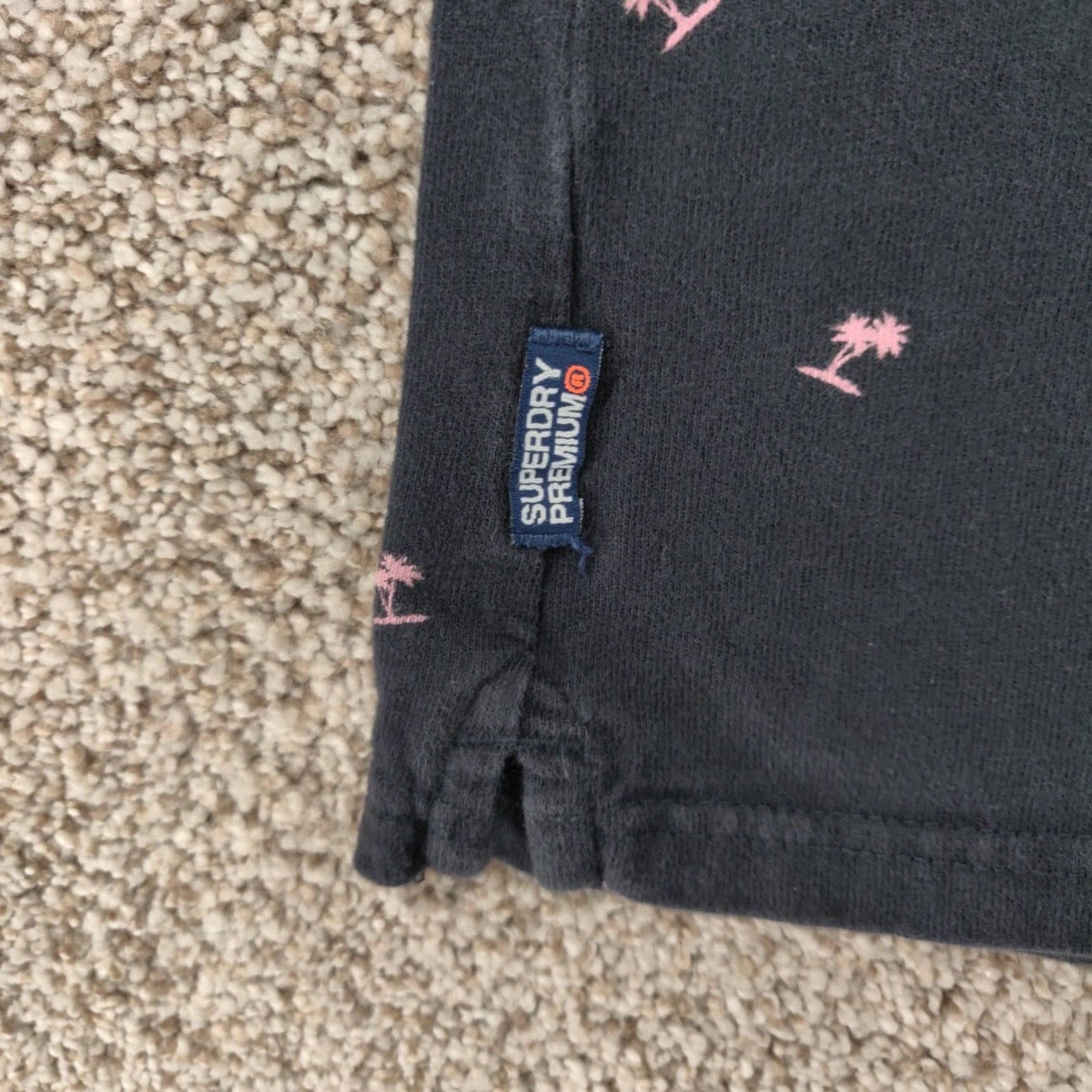 Superdry Superdry Polo Shirt Mens Large Black City Fit Polo Palms Short Sleeve Golf Size US L / EU 52-54 / 3 - 5 Thumbnail
