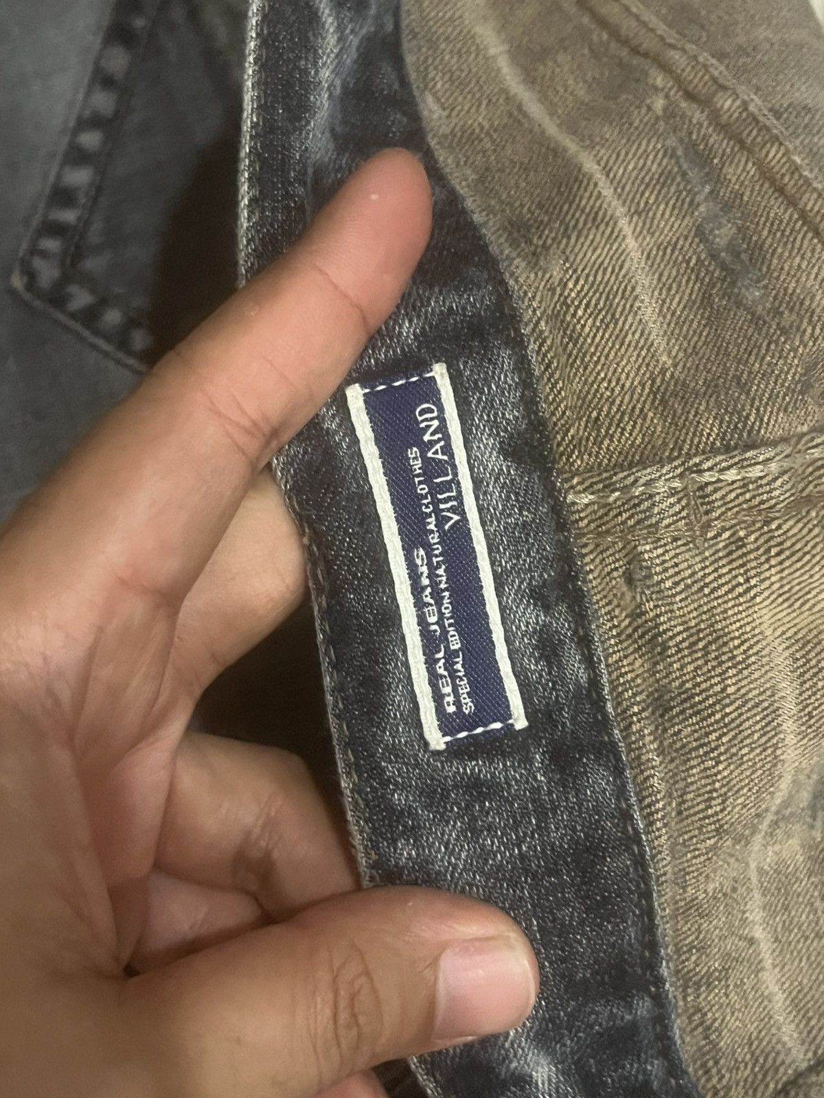 Japanese Brand Japanese Brand Villand Dark Whisker Washed Rhinestone Jeans Size US 36 / EU 52 - 16 Thumbnail