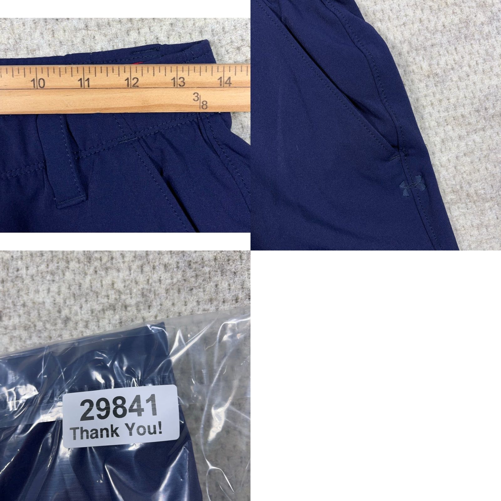 Under Armour Under Armour Golf Pants Men 30x32 Navy Blue Straight Leg Chino Performance Adult Size US 30 / EU 46 - 9 Thumbnail