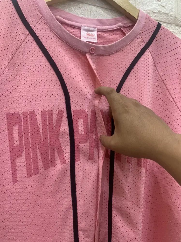 Cartoon Network 💗RARE💗 Pink Panther pull over mesh baseball jersey Size L / US 10 / IT 46 - 7 Thumbnail