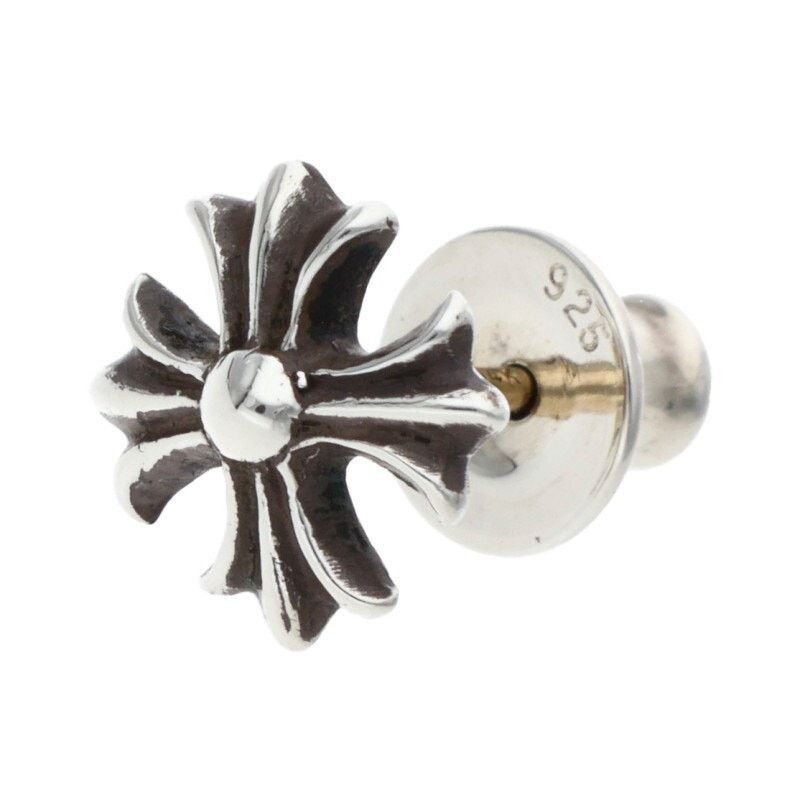 Chrome Hearts Chrome Hearts Plus Stud Silver Earring No2 Size ONE SIZE - 1 Thumbnail