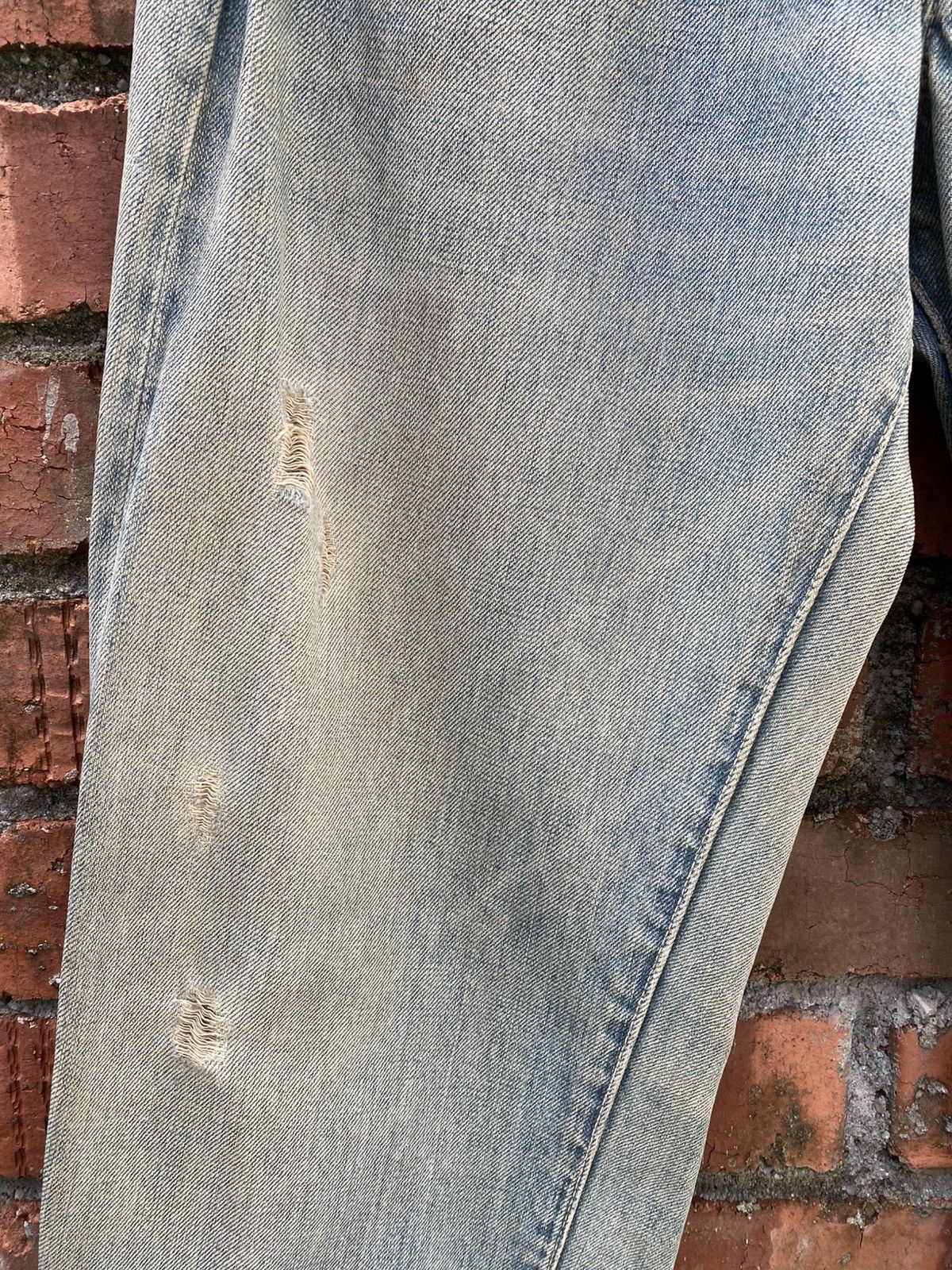 Levi's Vintage Clothing × Vintage W31x32.5 Levi's 501 redline big E denime distressed Size US 31 - 3 Thumbnail