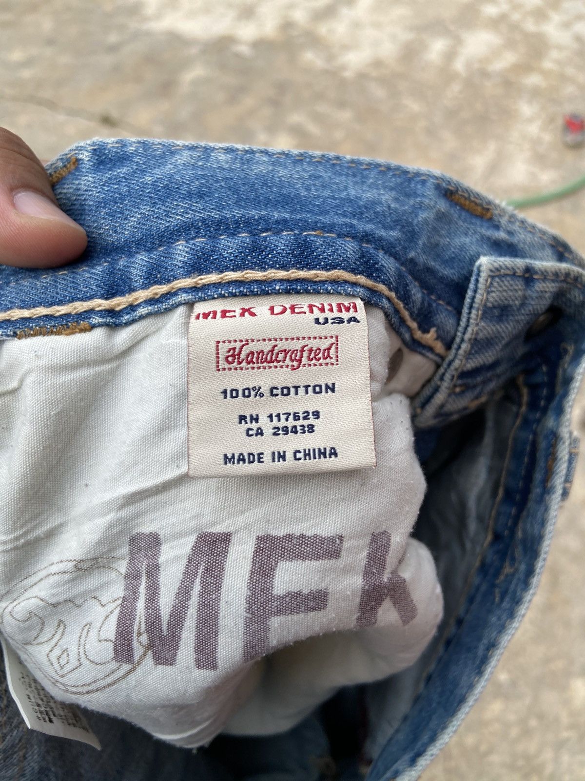 Mek Denim Vintage Distressed Mek Denim Flare Pant Size US 30 / EU 46 - 7 Thumbnail