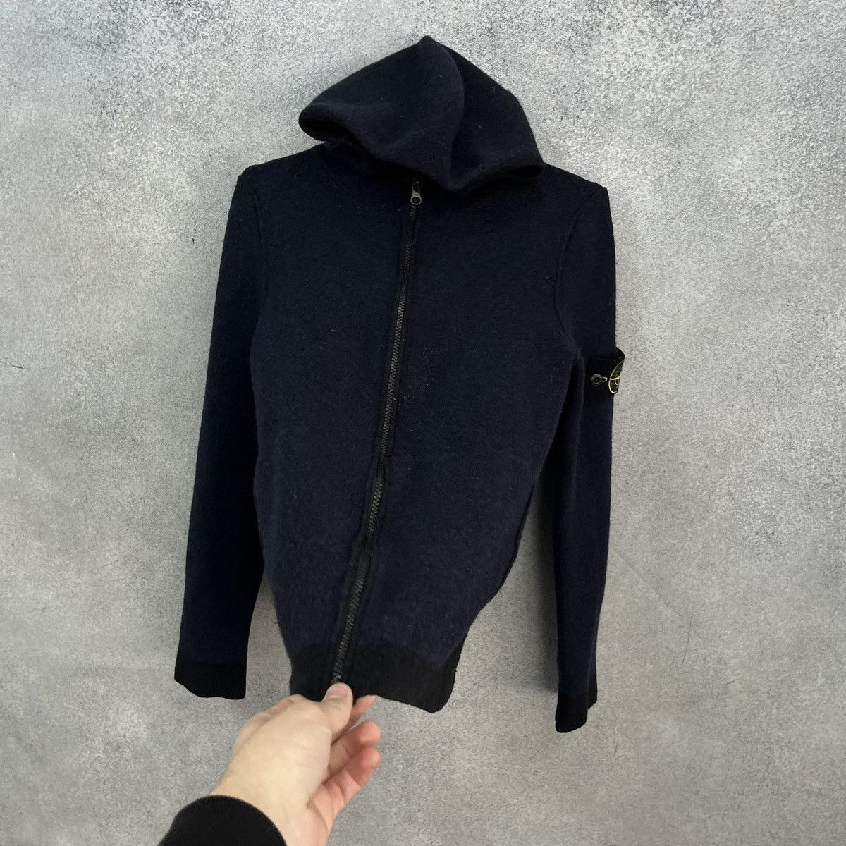Stone Island Vintage Stone Island Zip Hoodie Jacket Wool Size US XS / EU 42 / 0 - 8 Thumbnail
