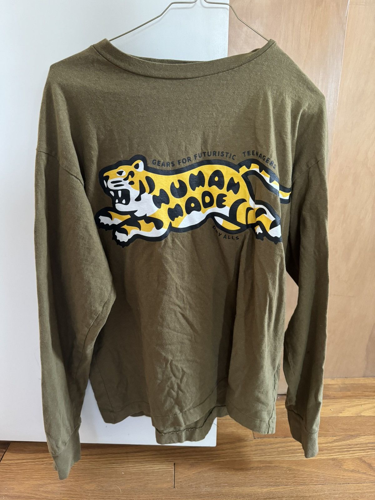 image of Human Made Longsleeve in Tan, Men's (Size Small)