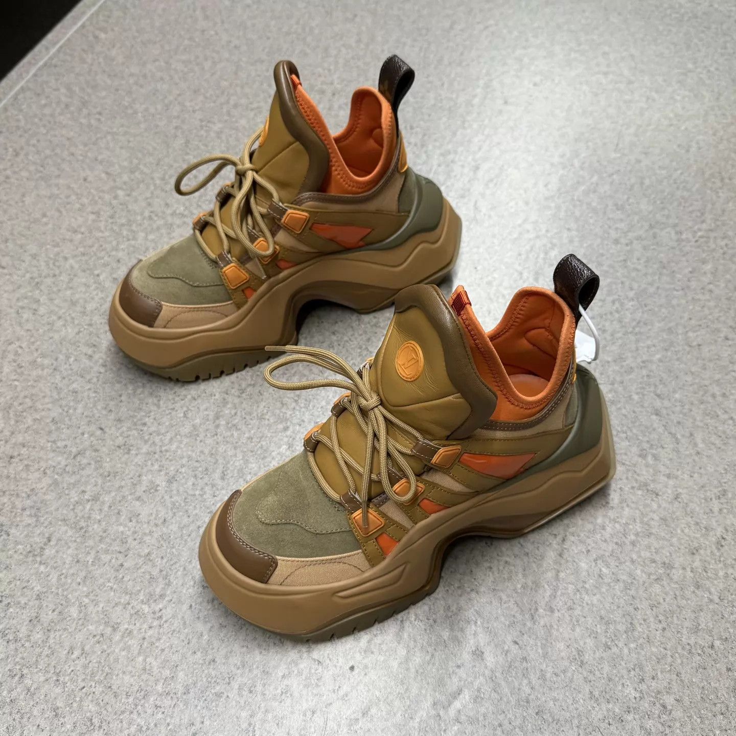 Louis Vuitton LV Archlight 2.0 Brown Caramel Dad Sneakers 38 Worn Once Size US 7.5 / IT 37.5 - 5 Thumbnail