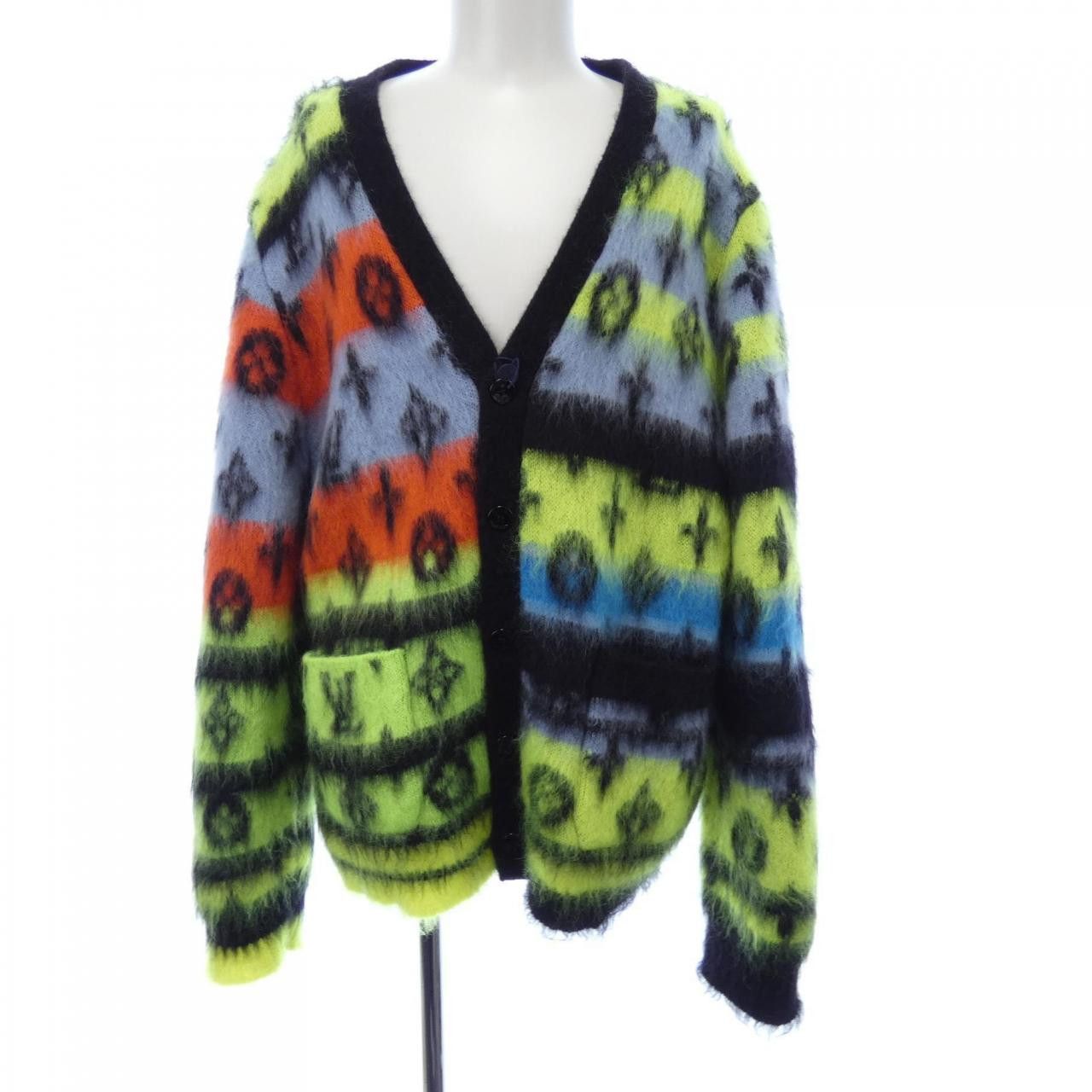Louis Vuitton Louis Vuitton Louis Vuitton HNN05WNE5 Wool Cardigan Others Tops HNN05WNE5 DUTY FREE for USA Size ONE SIZE - 1 Thumbnail
