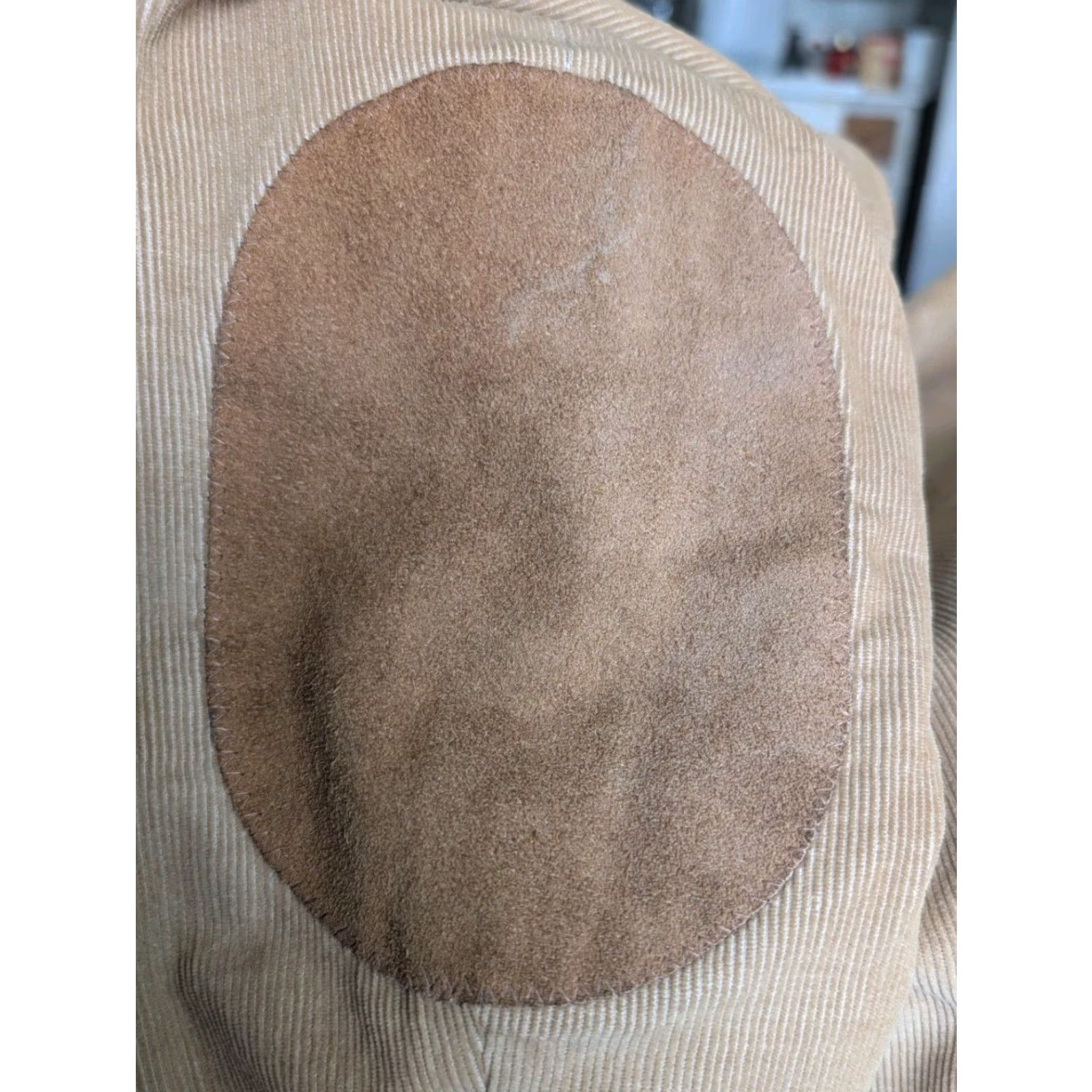 Farah Farah E Joven Blazer / Sports Coat Tan Corduroy Men 40R Classic 2 Button Pockets Elbow Patch Vintage Jacket Size 40R - 5 Thumbnail