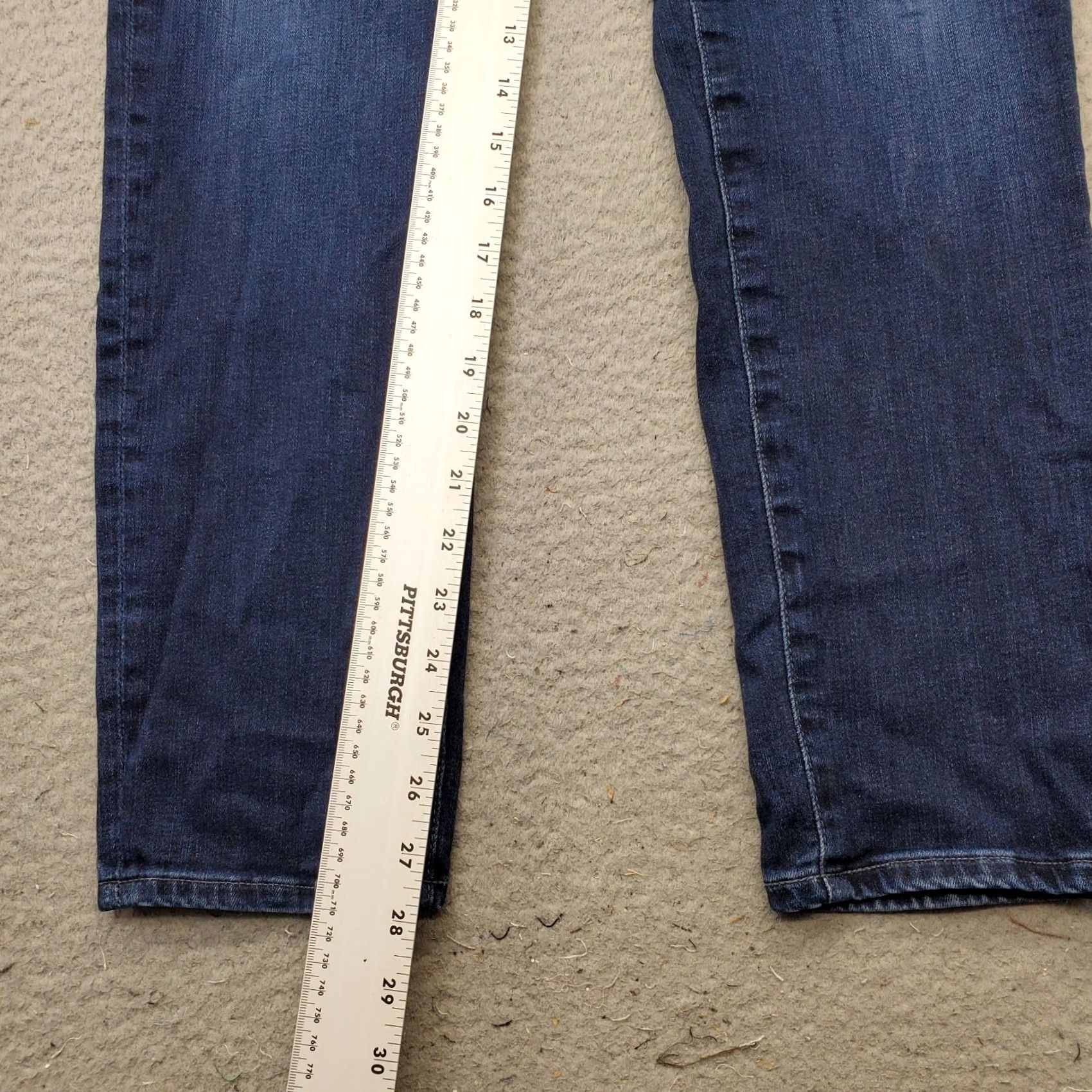 Denime AG Adriano Goldschmied Prima Cigarette Ankle Jeans Womens 30 Blue Denim Jeans 5-Pocket Regular Inseam 27.75" XS Size 30" / US 8 / IT 44 - 4 Thumbnail