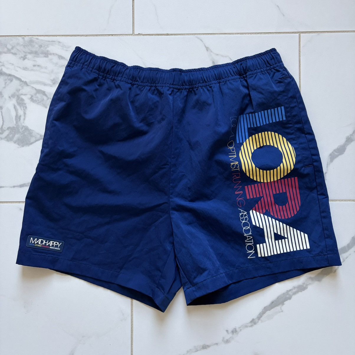 Madhappy Madhappy LORA Nylon Shorts 5” Blue Size M Local Optimist Size US 30 / EU 46 - 1 Thumbnail