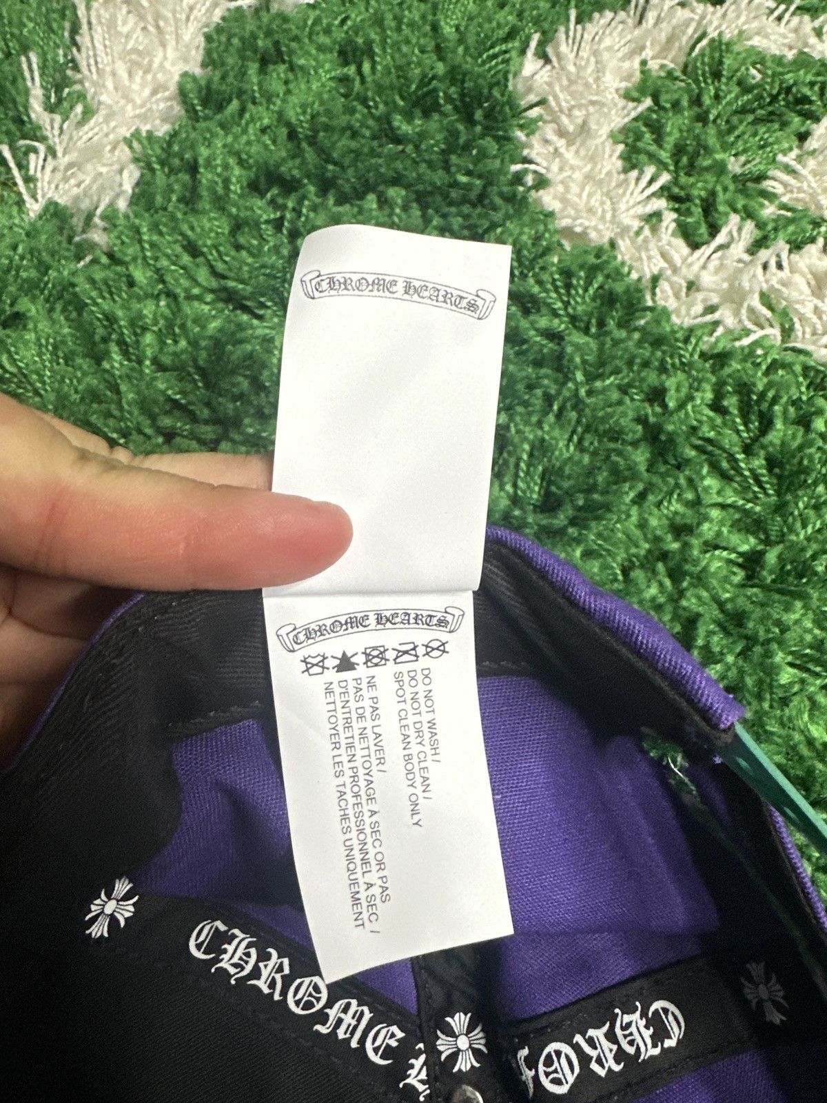 Chrome Hearts Chrome Hearts CH Baseball Purple Green Cap Size ONE SIZE - 4 Thumbnail