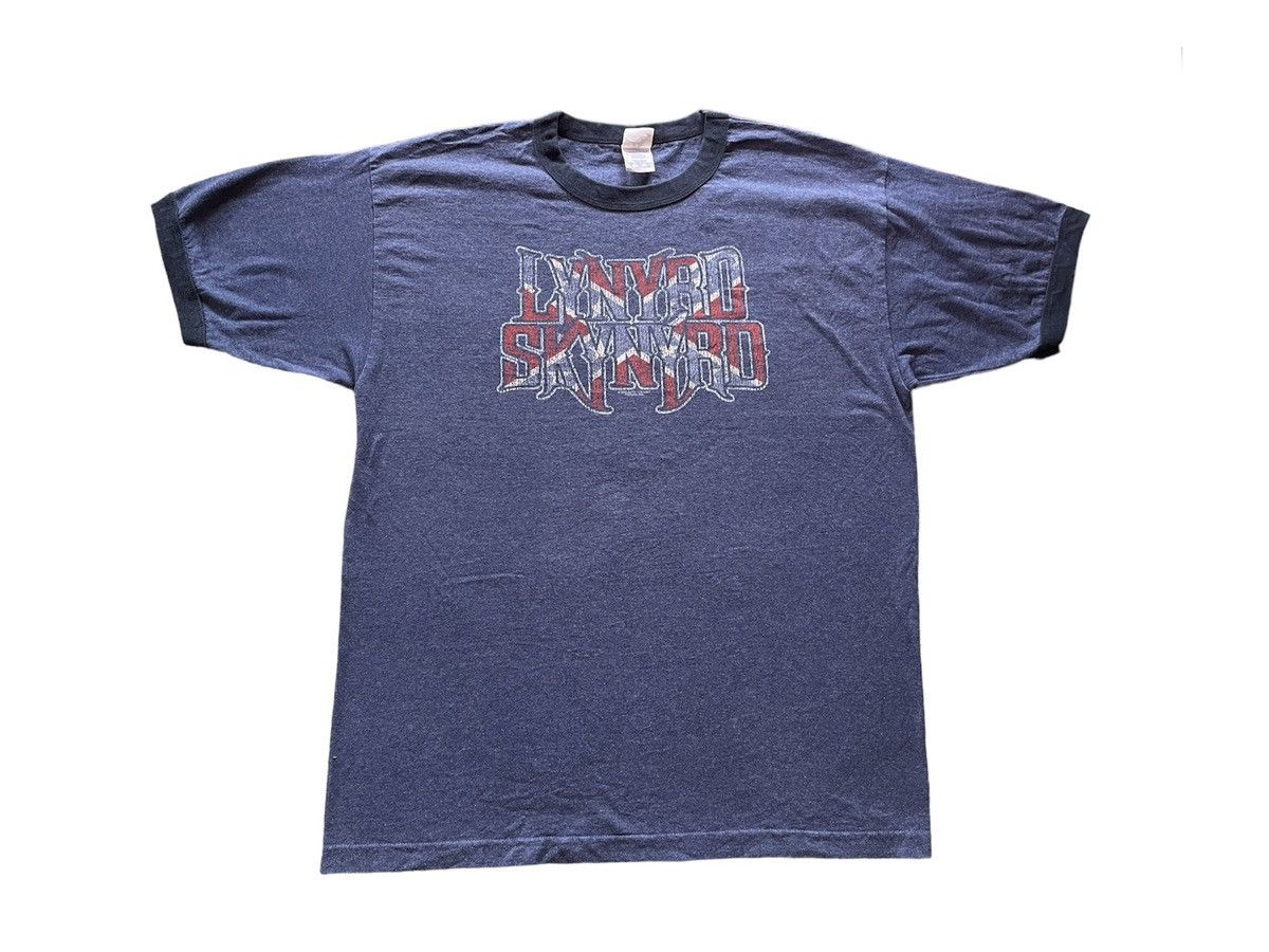 Alstyle × Band Tees × Vintage 🔥Vintage🔥 2003 Lynyrd Skynrd Band Ringer Tee Size US XL / EU 56 / 4 - 1 Thumbnail