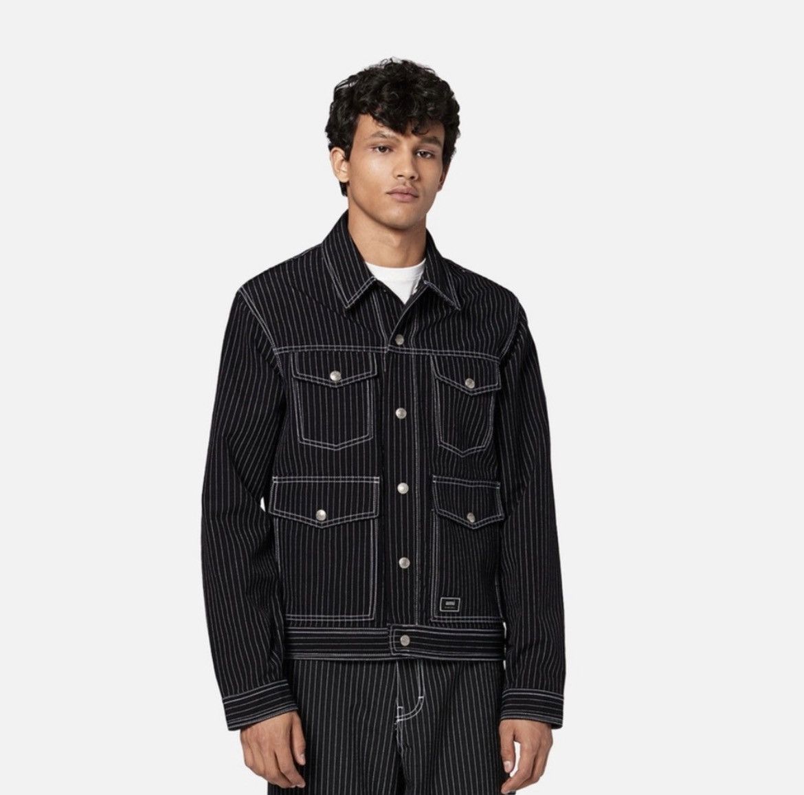 AMI Ami Paris by Alexandre Mattiusse Pinstripe Jacket Size US M / EU 48-50 / 2 - 1 Thumbnail