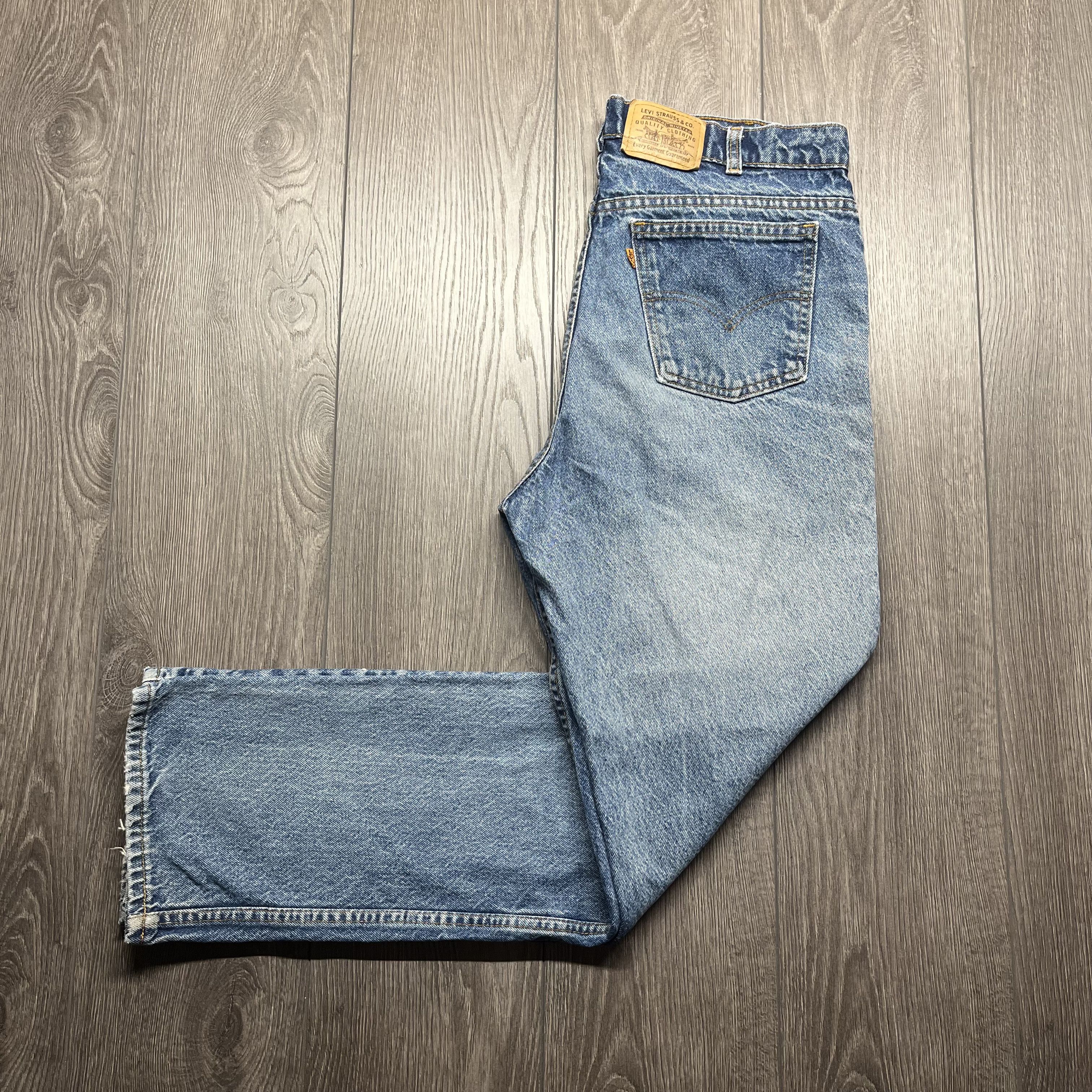 Levi's × Vintage Vintage Levis Orange Tab Denim Jeans Western Size US 35 - 1 Thumbnail