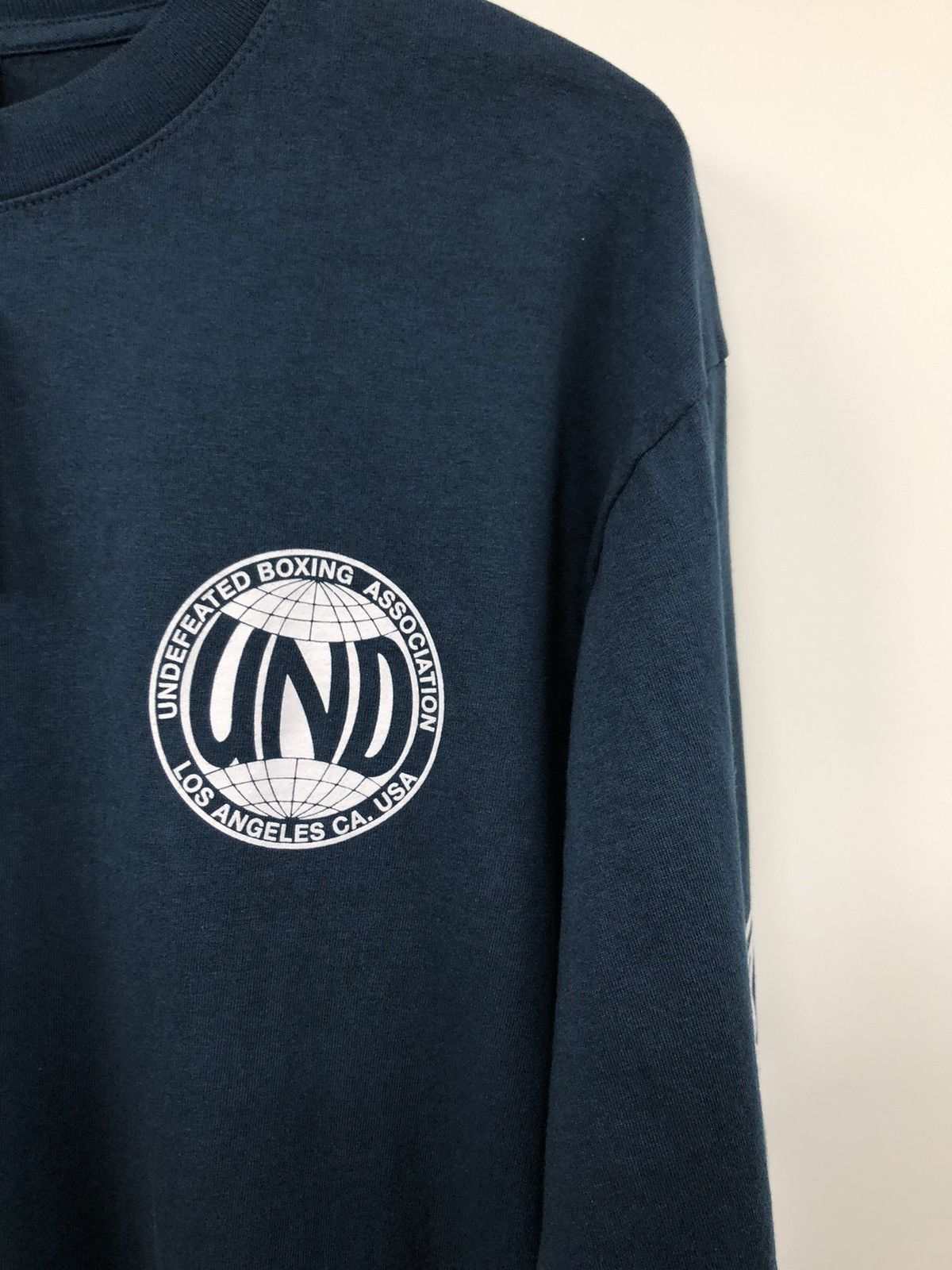 Undefeated Undefeated UBA Boxing Association Blue Long Sleeve T-Shirt Size US M / EU 48-50 / 2 - 4 Thumbnail