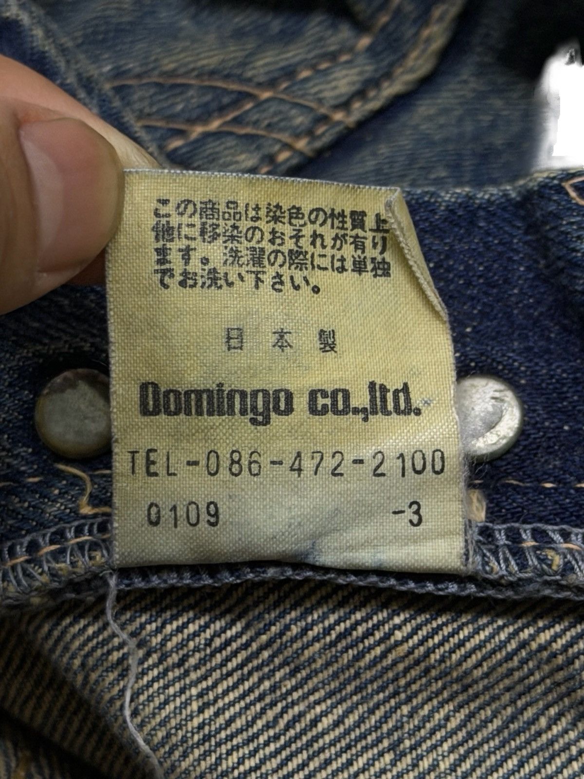 Spellbound Vintage 90s Spellbound By Domingo Co.Ltd Japanese Denim W33 Size US 33 - 17 Thumbnail