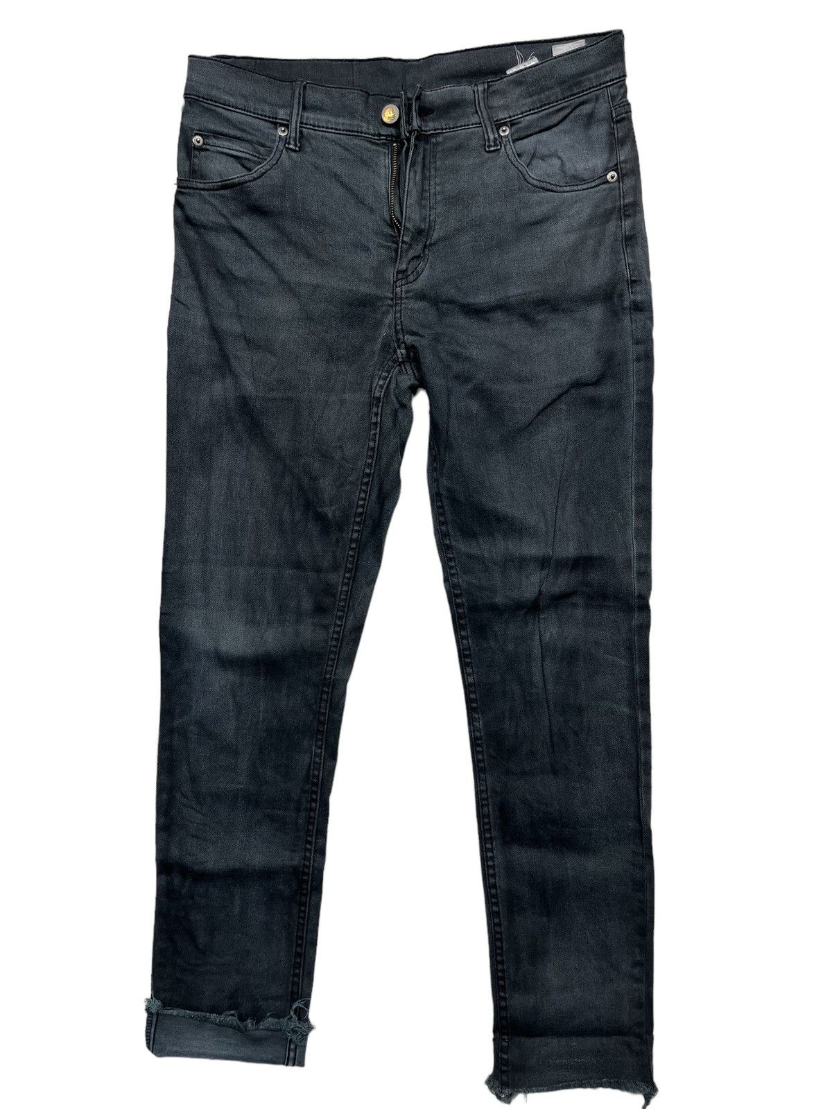 Cheap Monday Cheap Monday Tight New Black Distressed Skinny Pants Size US 31 - 3 Thumbnail