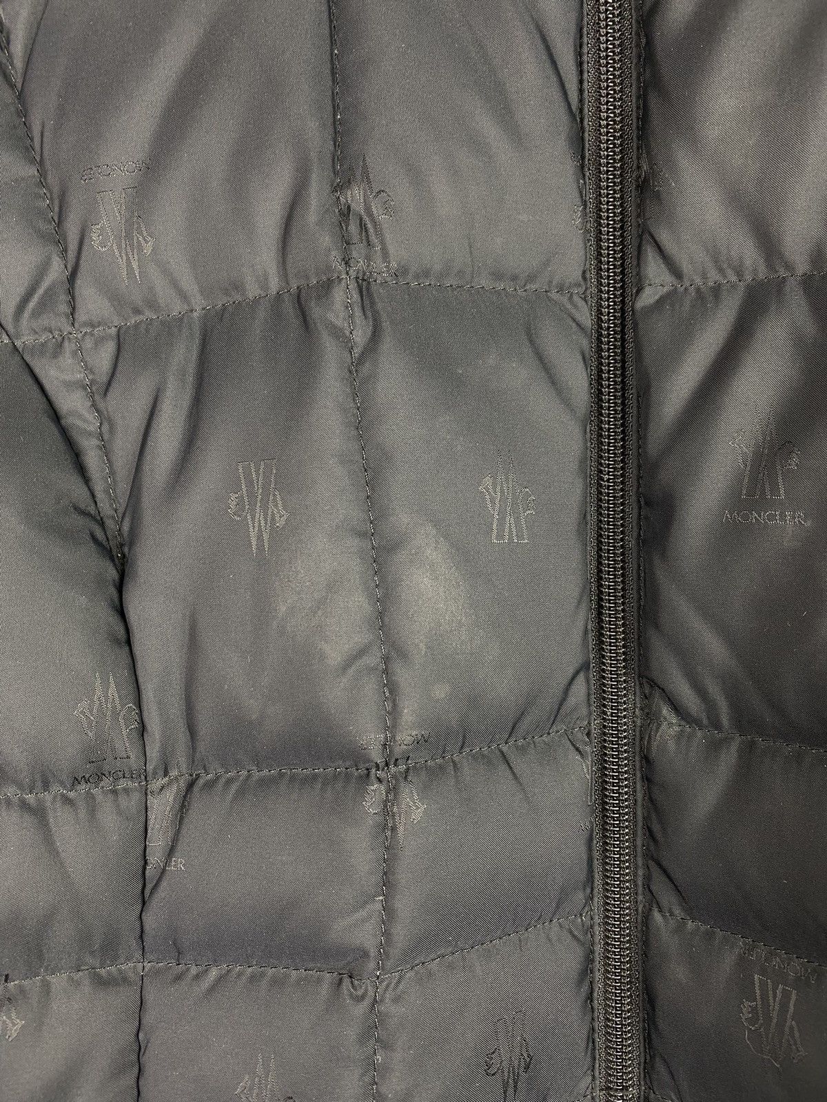 Moncler Moncler vintage multilogo monogram quilted down jacket Size S / US 4 / IT 40 - 19 Thumbnail