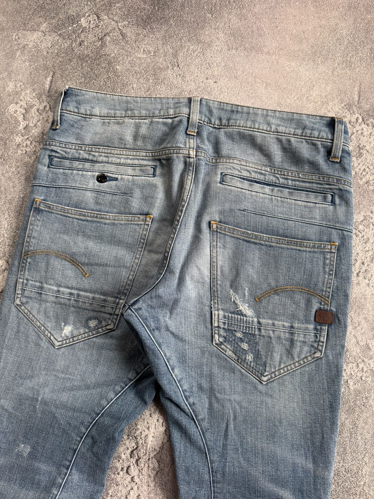 G-Star G star raw 32/30 D-Staq 3D Slim distressed denim pants jeans Size US 32 / EU 48 - 11 Thumbnail