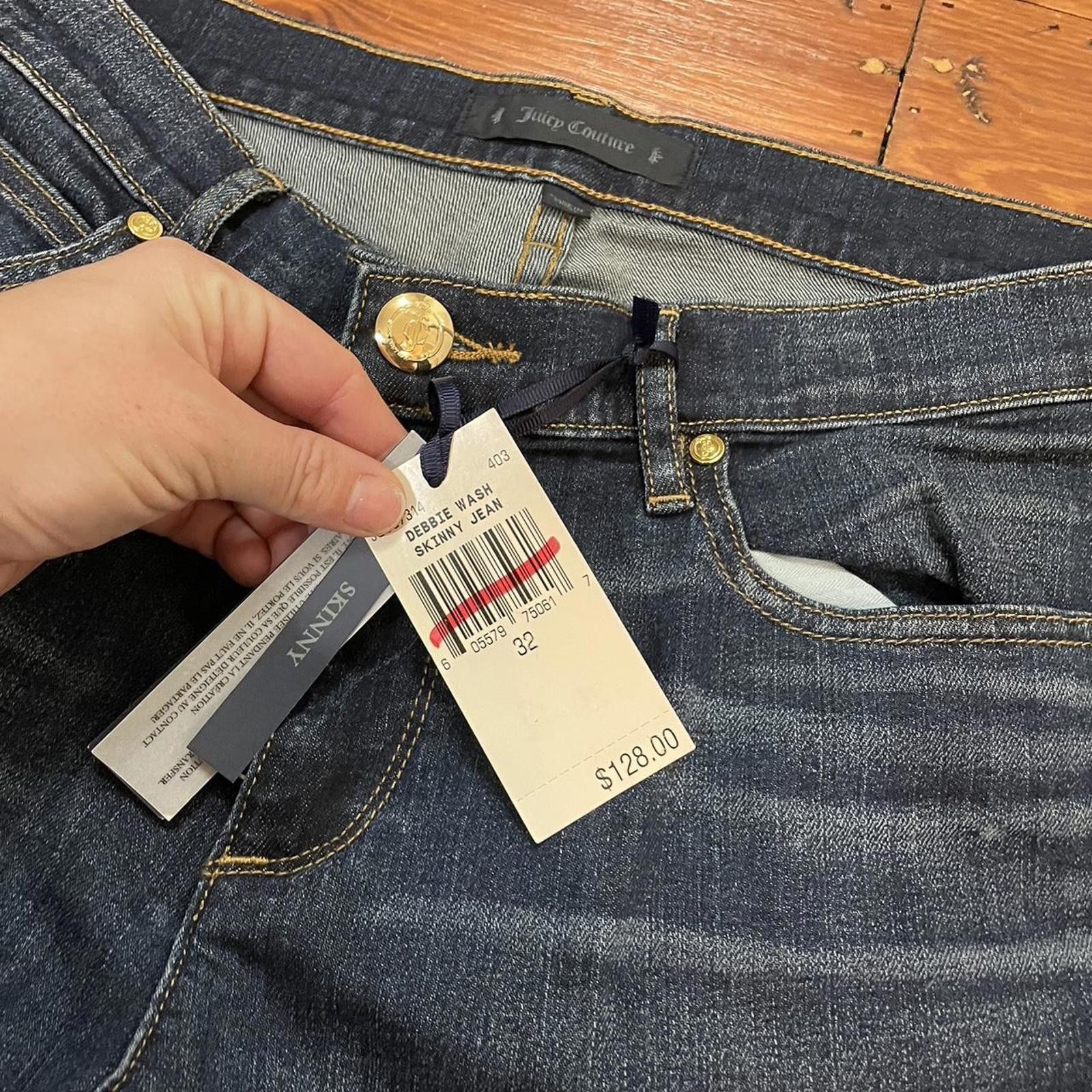 Juicy Couture Jeans Y2K Juicy Couture Debbie Wash Skinny Jean Size 32" / US 10 / IT 46 - 2 Thumbnail