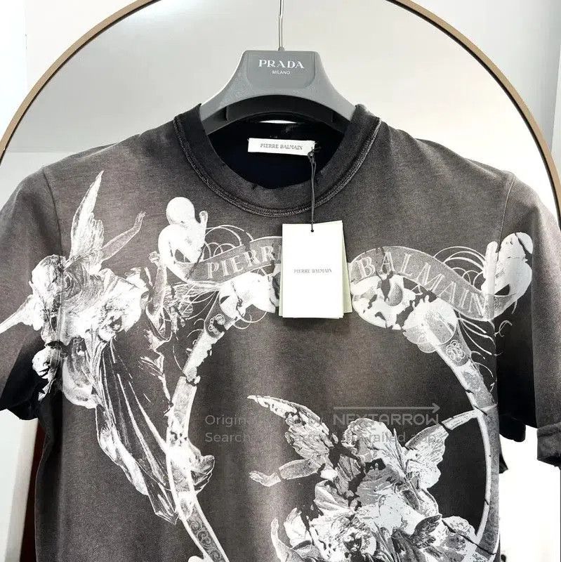 Balmain Balmain Summer Color-Block Graphic T-Shirt . Size US S / EU 44-46 / 1 - 3 Thumbnail