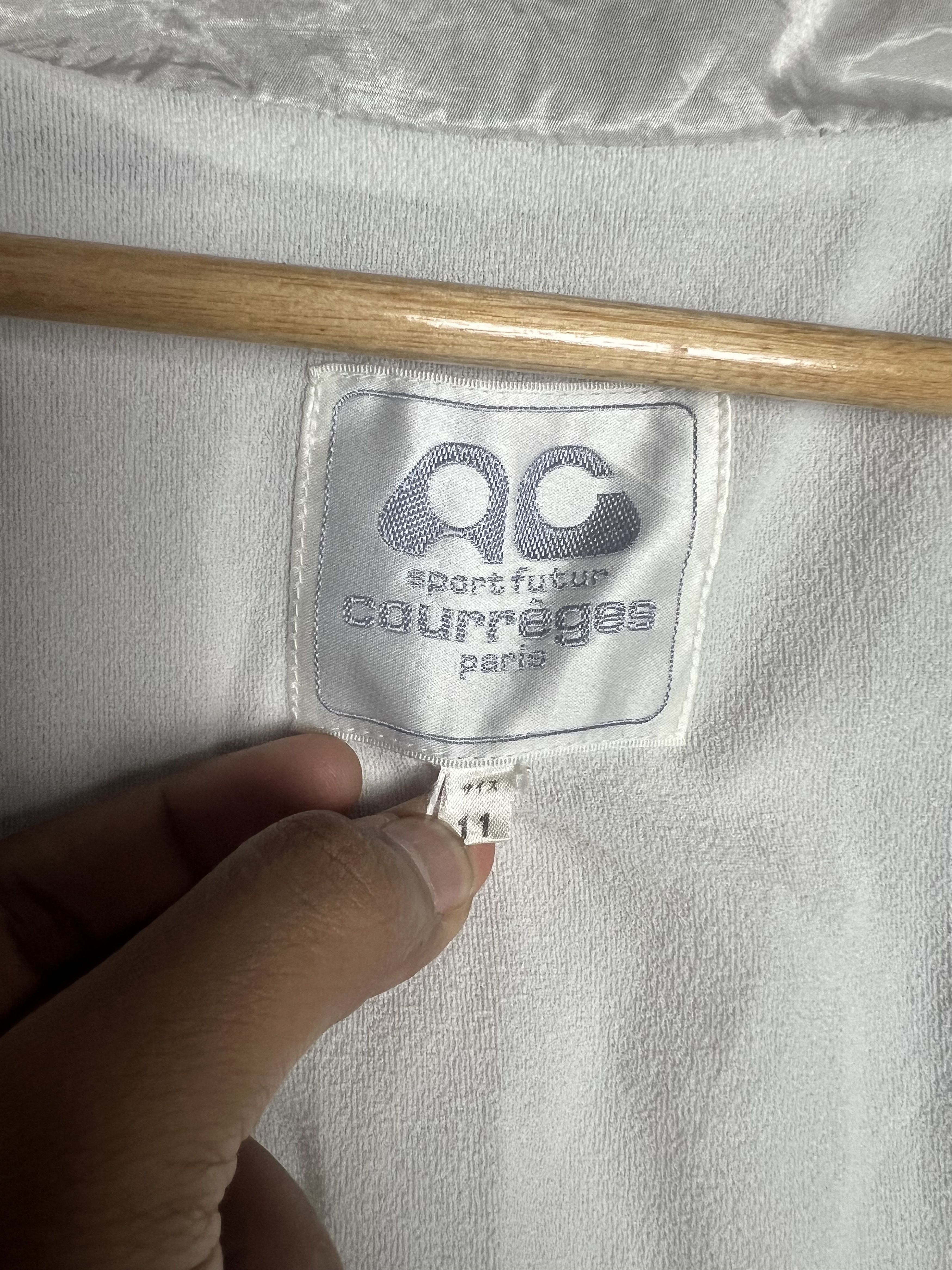 Courreges Vintage Courreges Paris Sport Future Silver Jacket Size US L / EU 52-54 / 3 - 12 Thumbnail