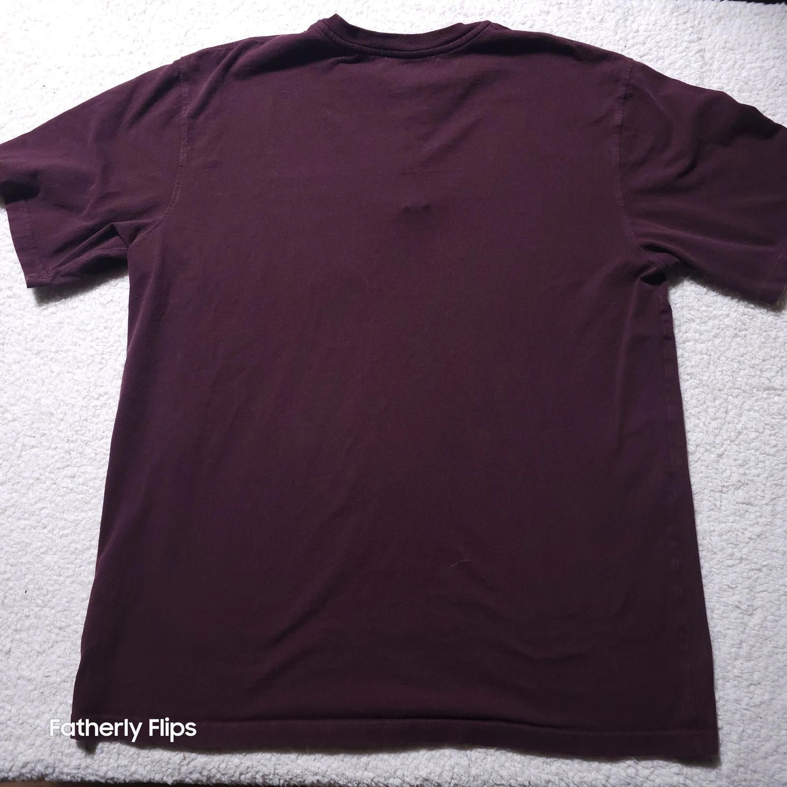 Carhartt Carhartt Fit Henley Short Sleeve Pocket XL Tall Burgundy Size US XL / EU 56 / 4 - 6 Thumbnail
