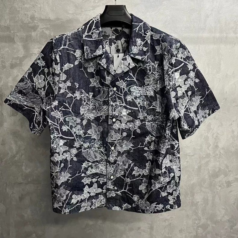 louis vuitton 24 Latest Black Botanical Print Full Print La