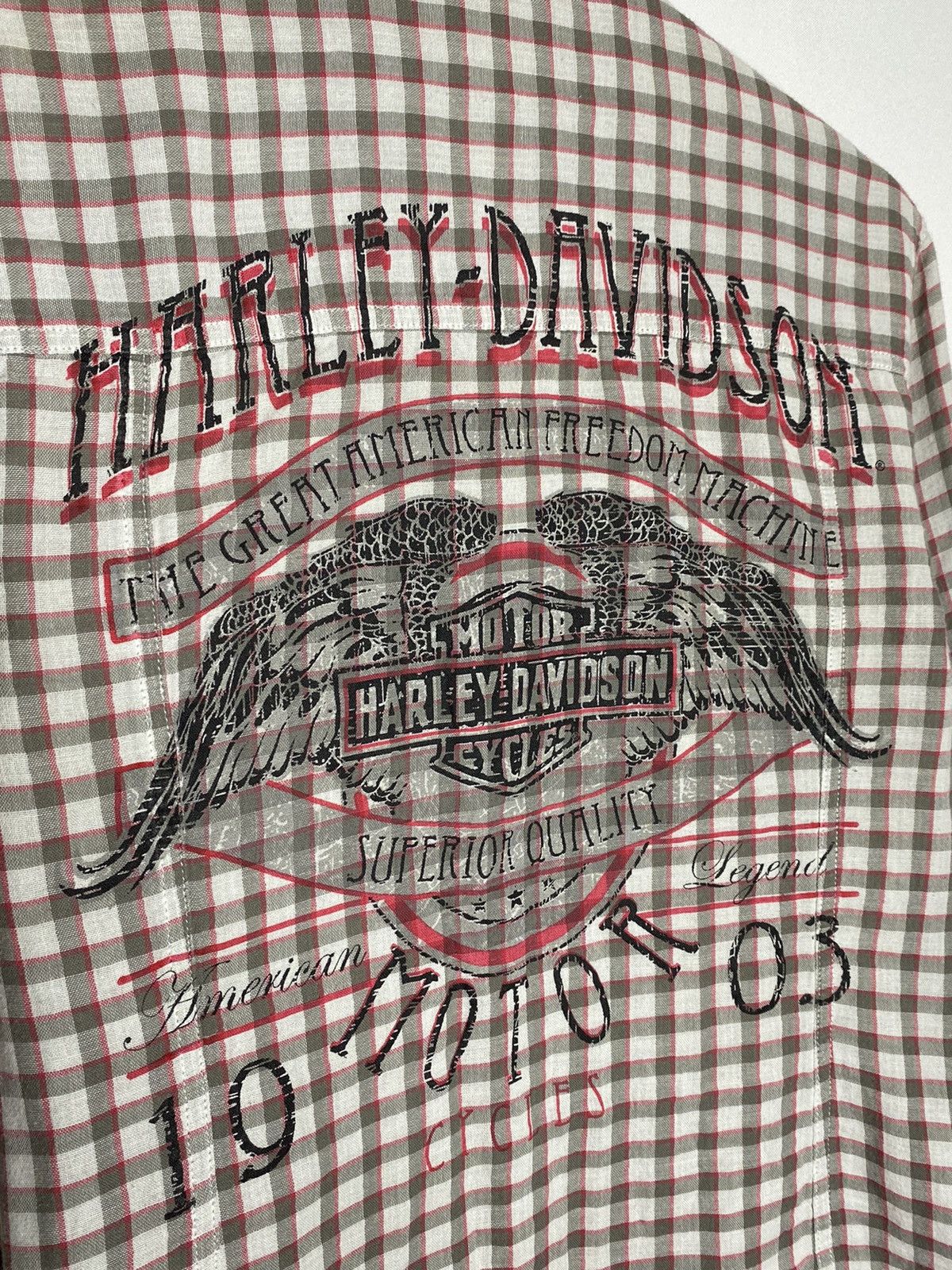 Vintage 🔥Harley Davidson Vintage Big Logo Rare Shirt Long Sleeve🔥 Size US XL / EU 56 / 4 - 2 Thumbnail