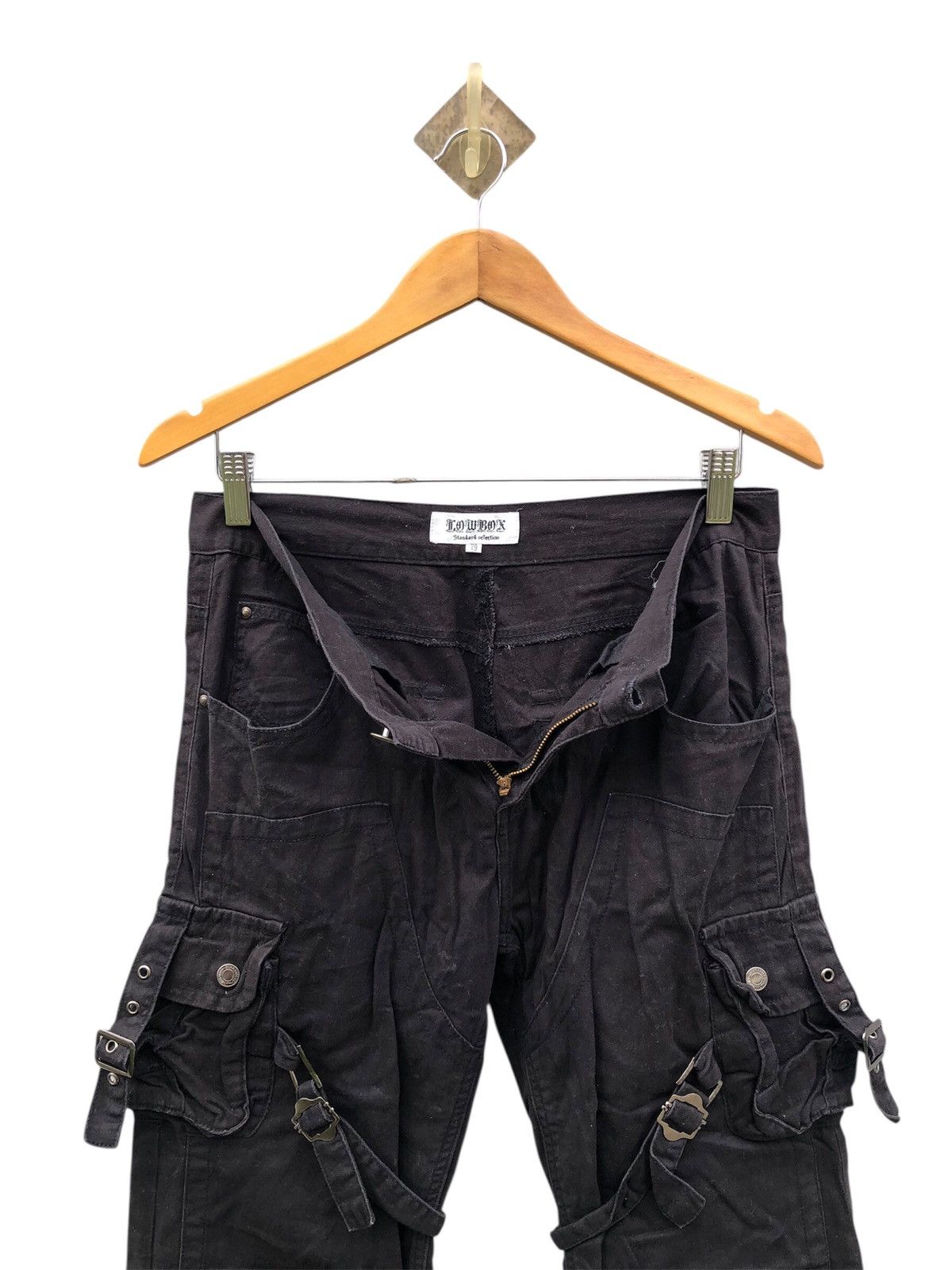 Japanese Brand Lowbox Bondage Cargo Pants y2k Style Size US 31 - 8 Thumbnail