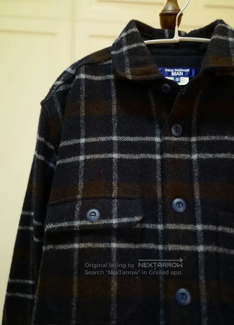 Junya Watanabe Junya Watanabe Wool Workwear Overcoat Shirt Size US S / EU 44-46 / 1 - 5 Thumbnail