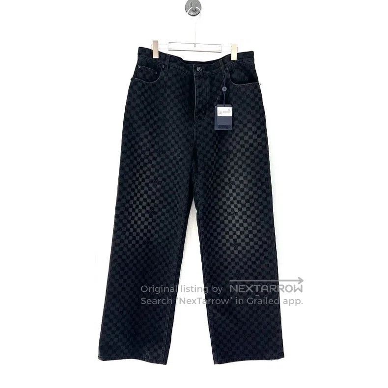 Louis Vuitton Louis Vuitton SS25 Damier Flocked Jeans. Size US 36 / EU 52 - 1 Thumbnail