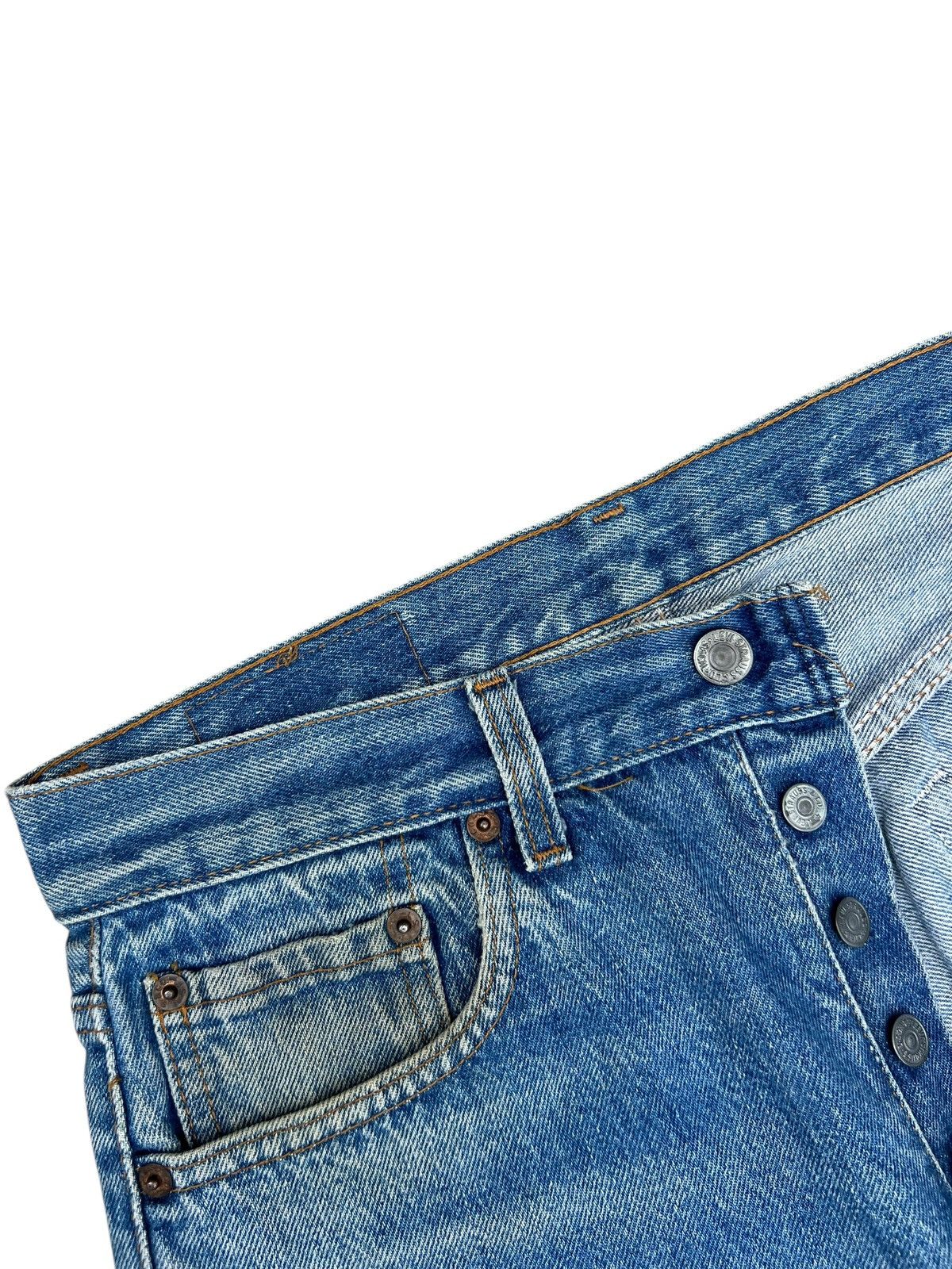 Levi's Vintage 80s Levi’s 501 Made in USA Dirty Mud Denim Jeans Size US 30 / EU 46 - 7 Thumbnail