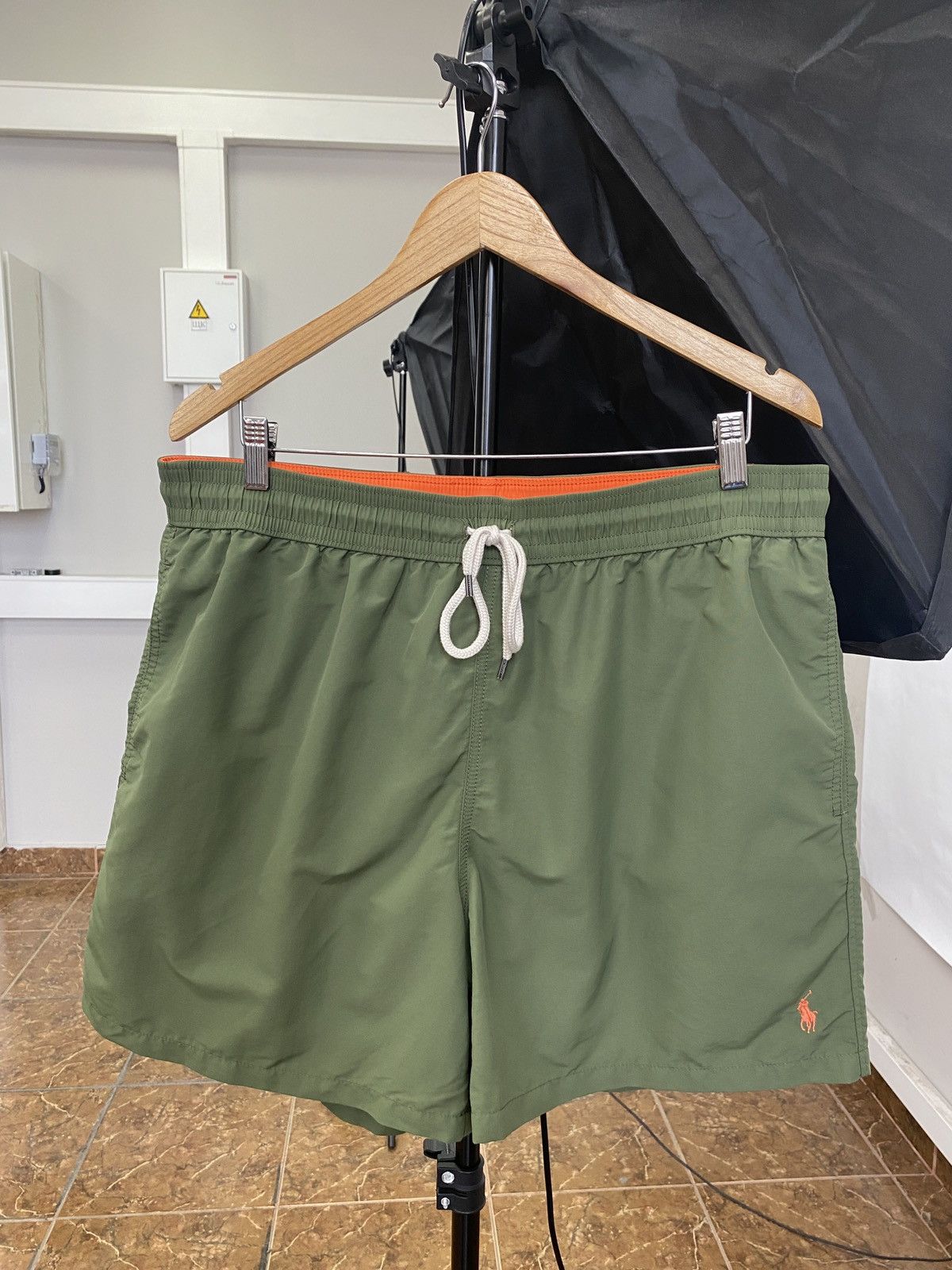 Polo Ralph Lauren Vintage Y2K Polo Ralph Lauren Nylon Shorts Casual Streetwear Size US 35 - 1 Thumbnail