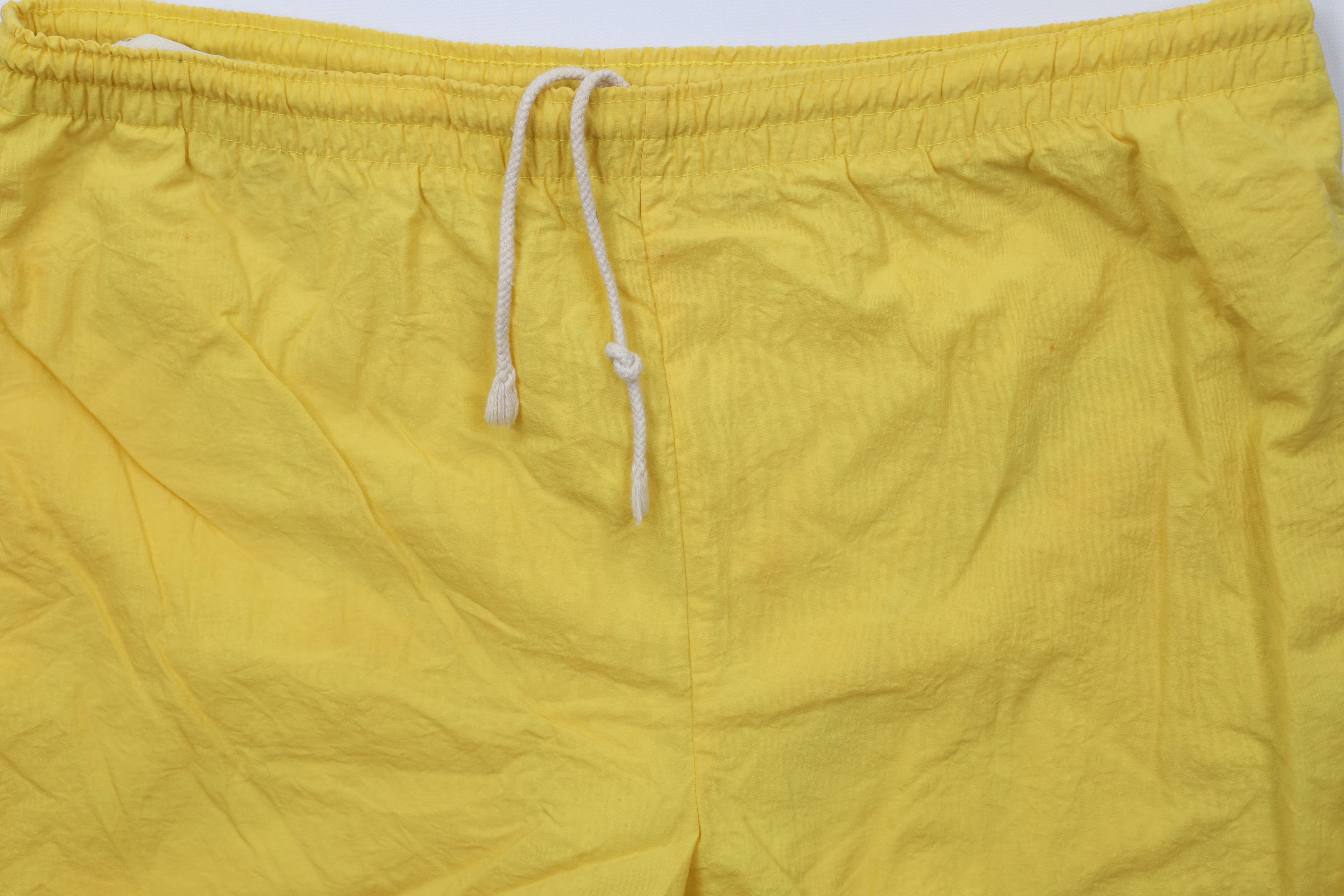 Vintage Vintage 80s 90s Streetwear Surf Swim Trunks Shorts Yellow Size US 32 / EU 48 - 3 Thumbnail